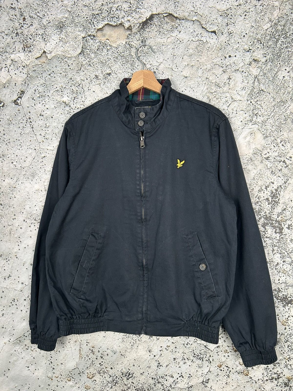 Lyle & Scott Vintage Lyle & Scott Bomber Jacket Streetwear Size US M / EU 48-50 / 2 - 1 Thumbnail
