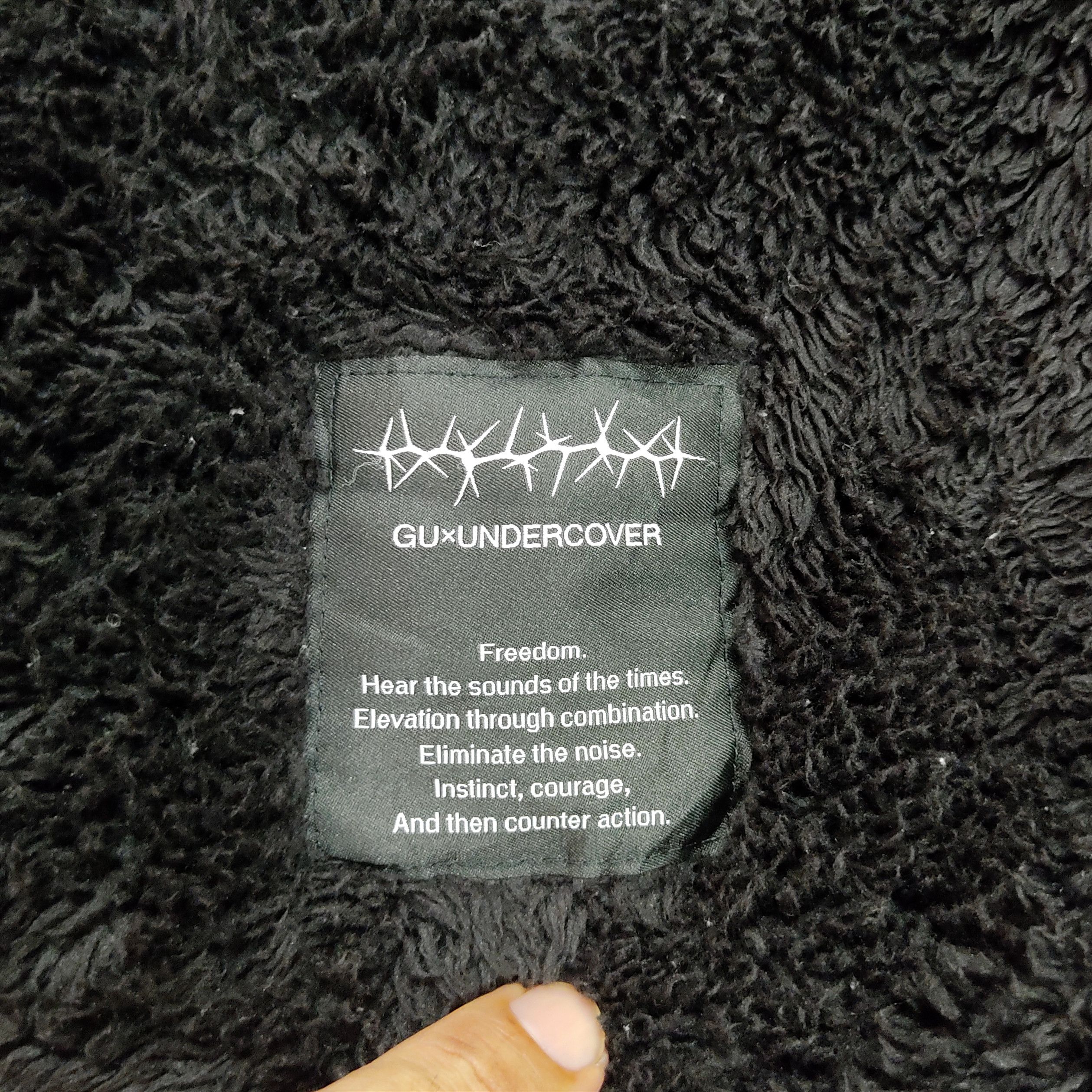 Japanese Brand × Undercover GU x UNDERCOVER Freedom Fleece Button Oversized Jacket Size US L / EU 52-54 / 3 - 6 Thumbnail