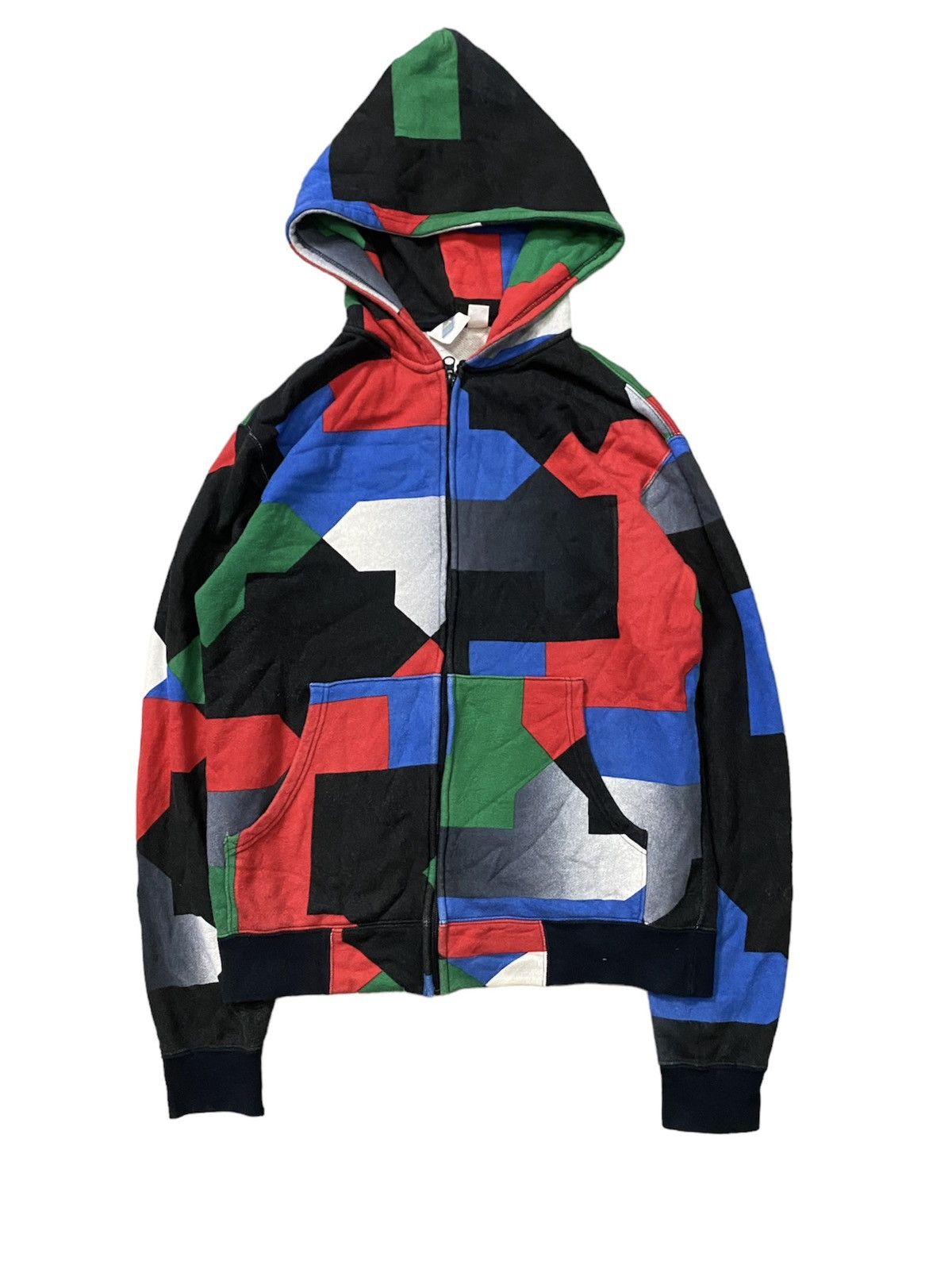 PHENOMENON 2007 Phenomenon Color block patchwork design hoodie Size US M / EU 48-50 / 2 - 1 Thumbnail