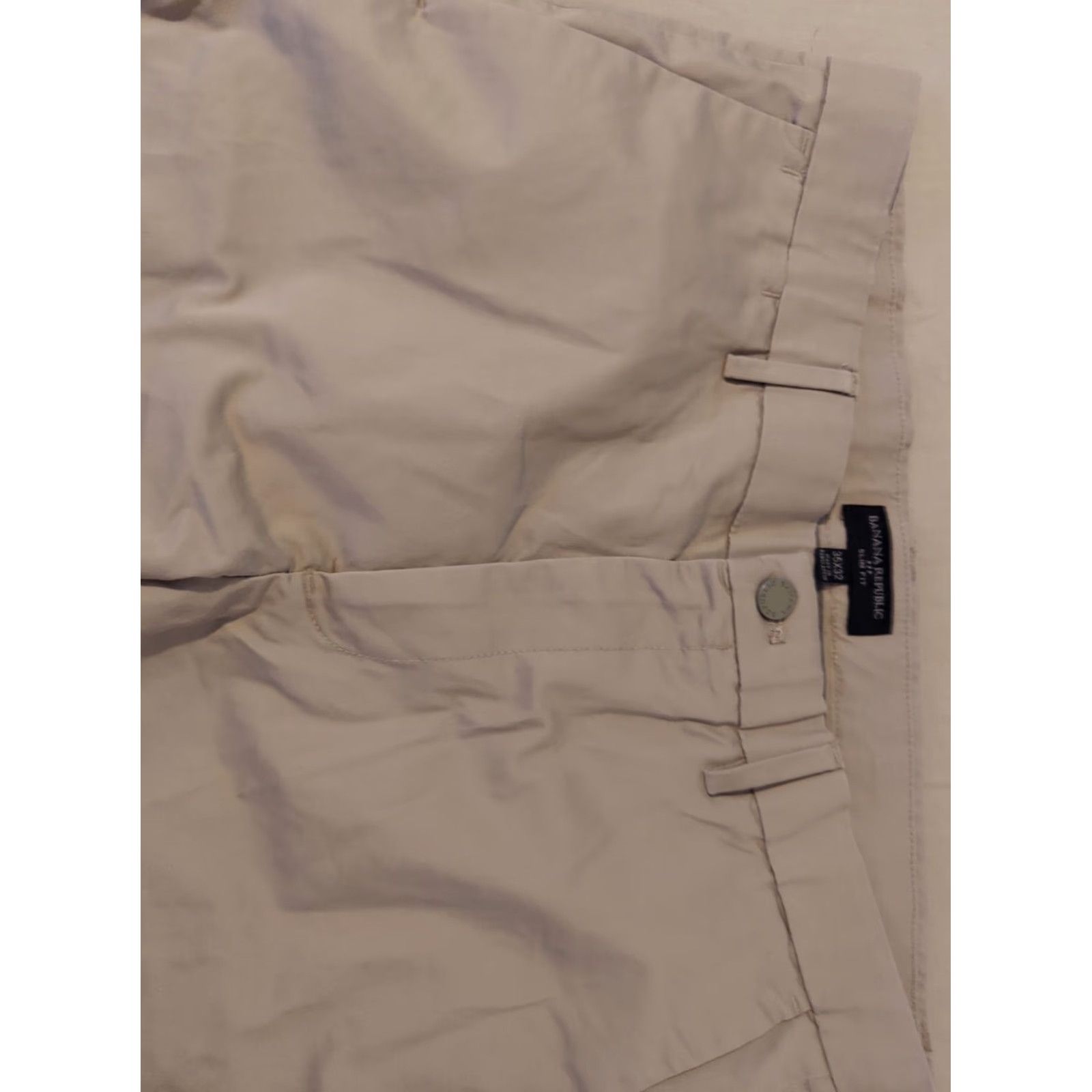 Banana Republic Banana Republic Pants Khakis 35x32 Beige Mens Tall? (adjusted) Size US 35 - 5 Thumbnail