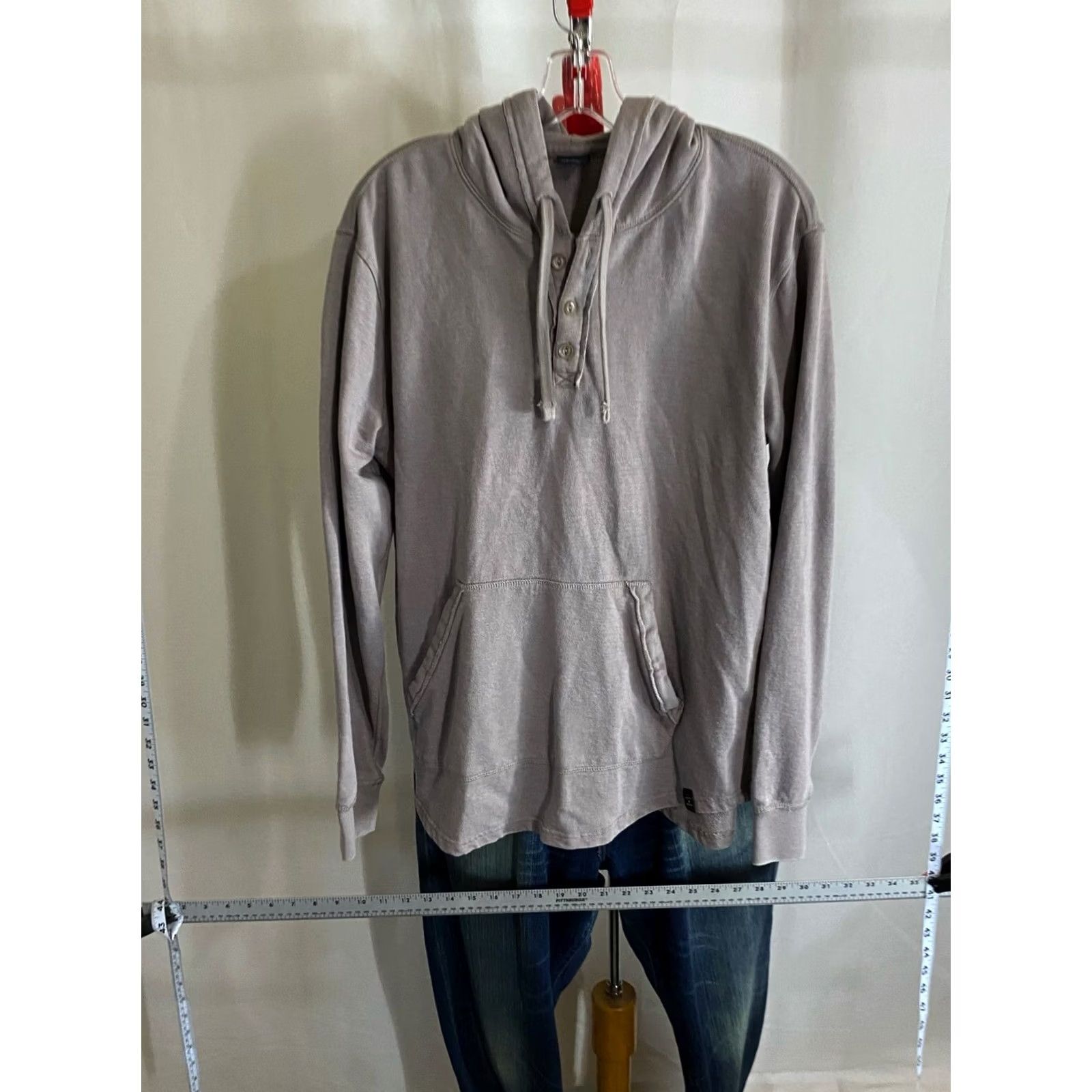 Lucky Brand Lucky Brand Gray Button Hoody SWEATER Large L Mens Size US L / EU 52-54 / 3 - 2 Thumbnail