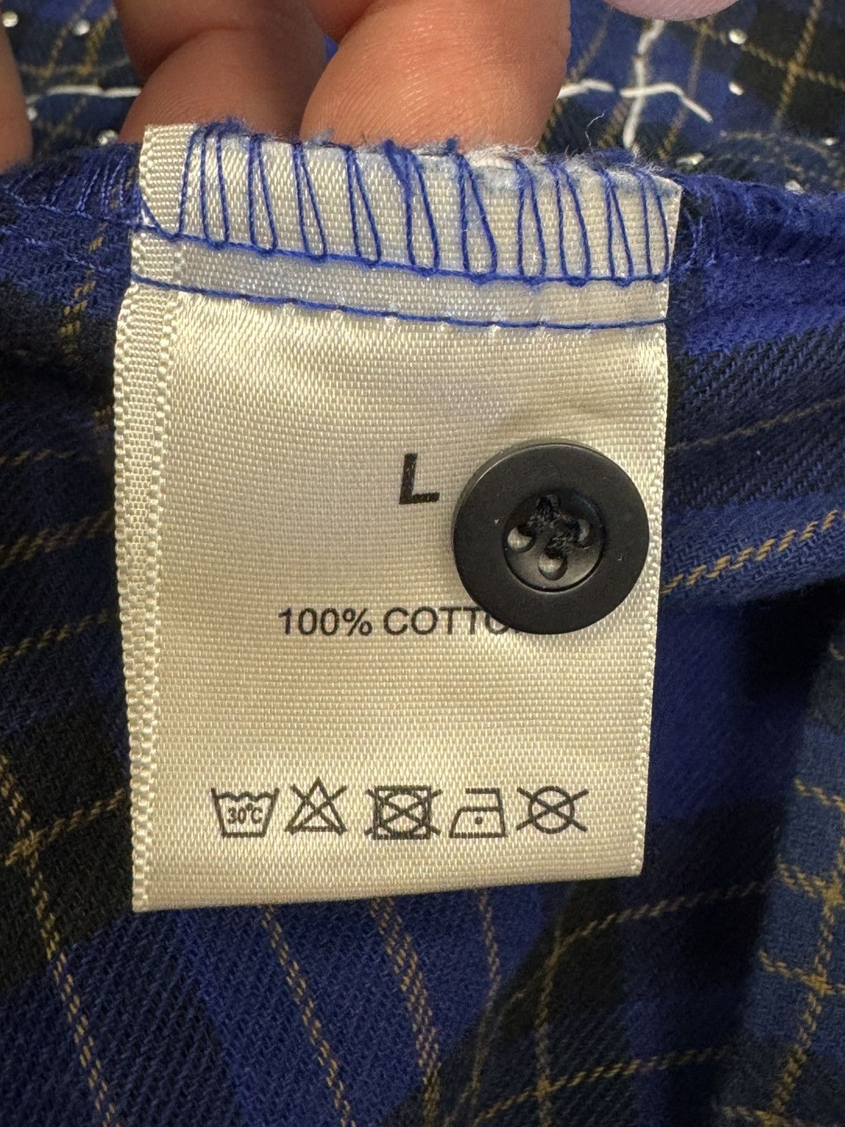 Vale Vale Blue Inferno Flannel Size US L / EU 52-54 / 3 - 4 Thumbnail