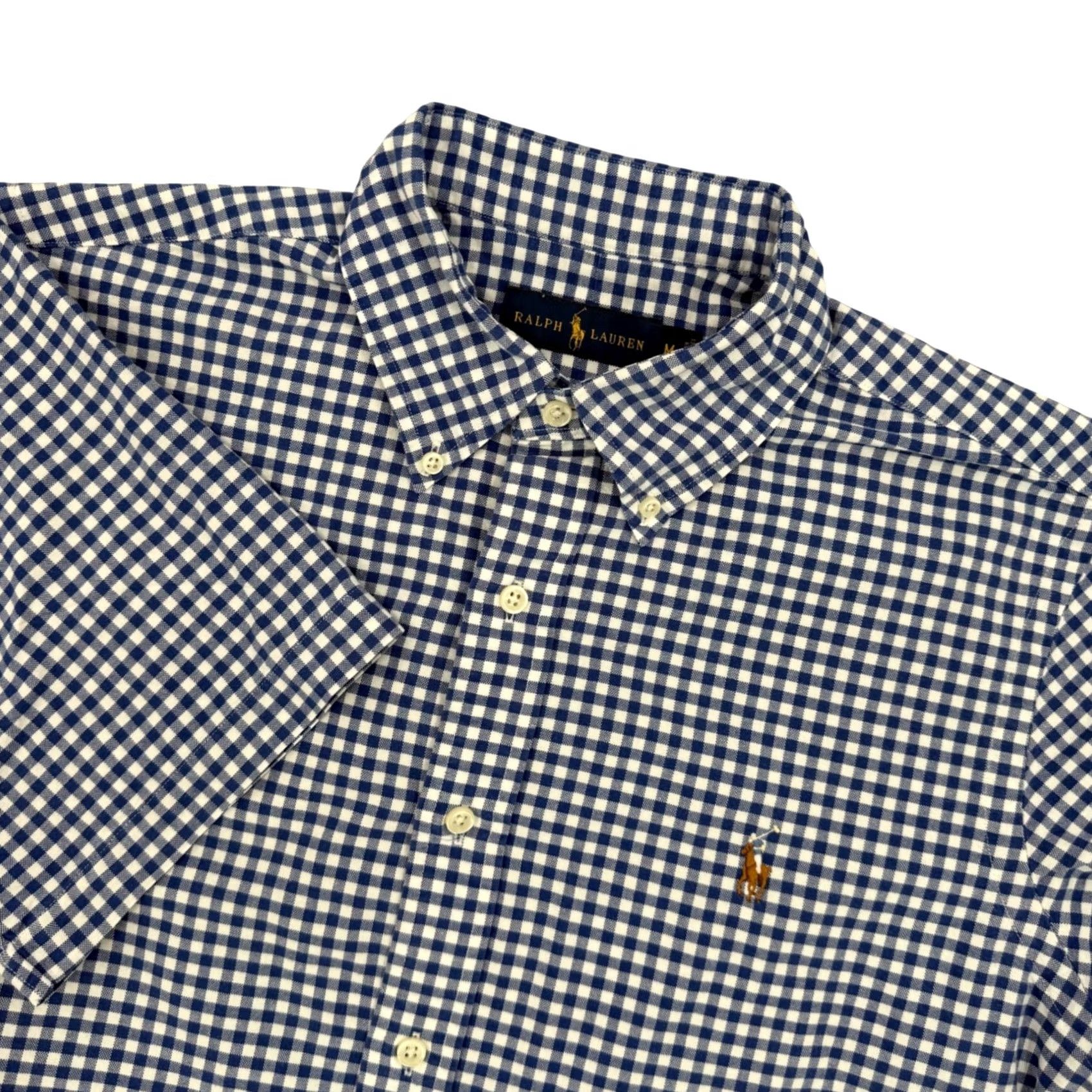 Ralph Lauren Ralph Lauren Mens Blue White Gingham Button-Down Shirt Size Medium Size US M / EU 48-50 / 2 - 2 Thumbnail