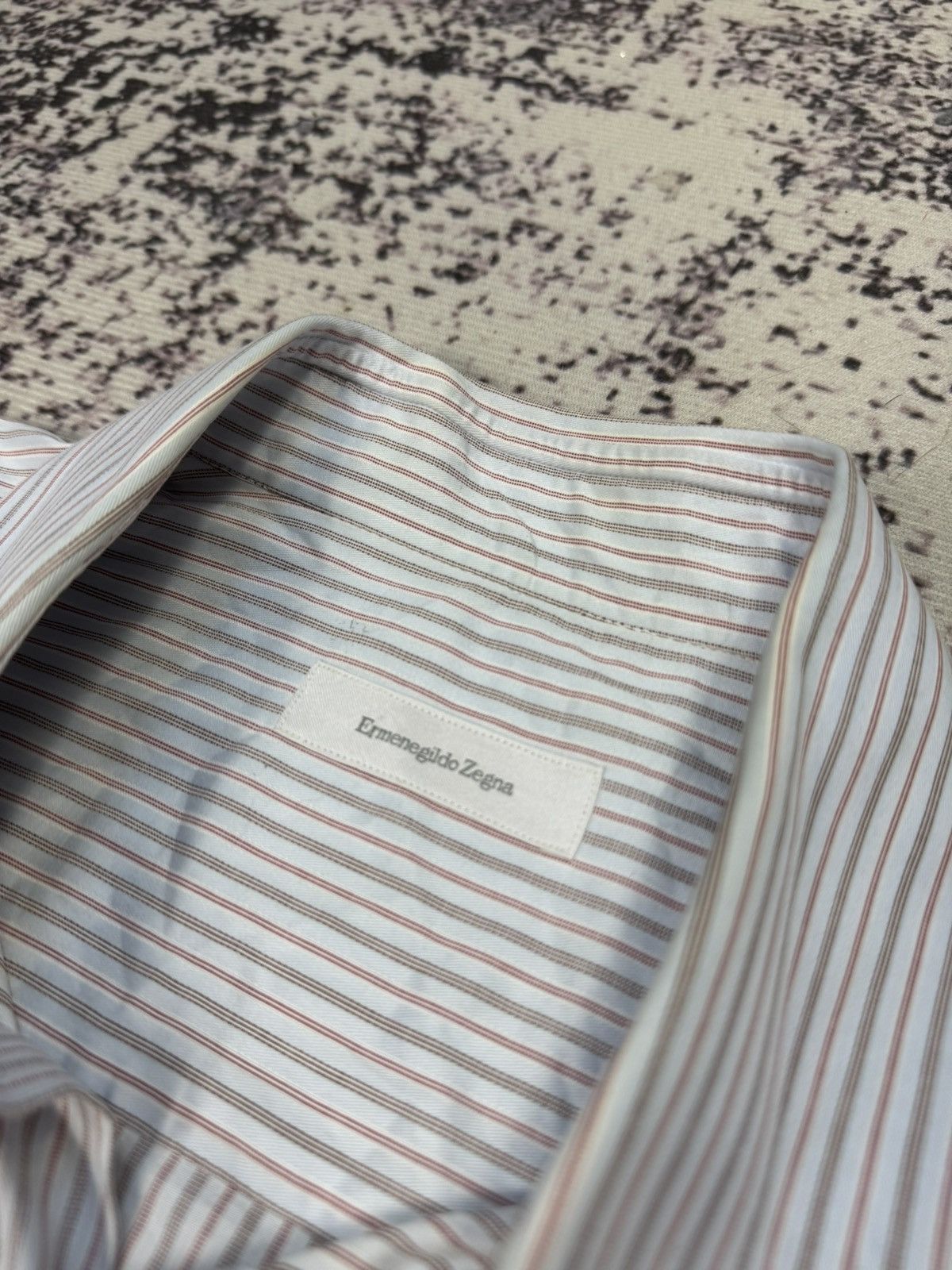 Ermenegildo Zegna Ermenegildo Zegna Shirt Blue Size M striped Size US M / EU 48-50 / 2 - 4 Thumbnail