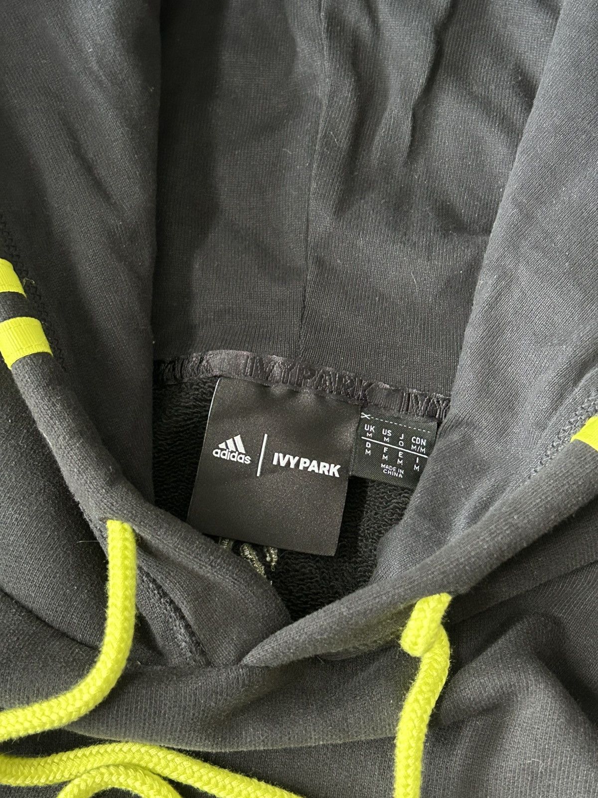 Adidas × Ivy Park Adidas Ivy Park Black Baggy Hoodie Peloton 2021 Size US M / EU 48-50 / 2 - 6 Thumbnail