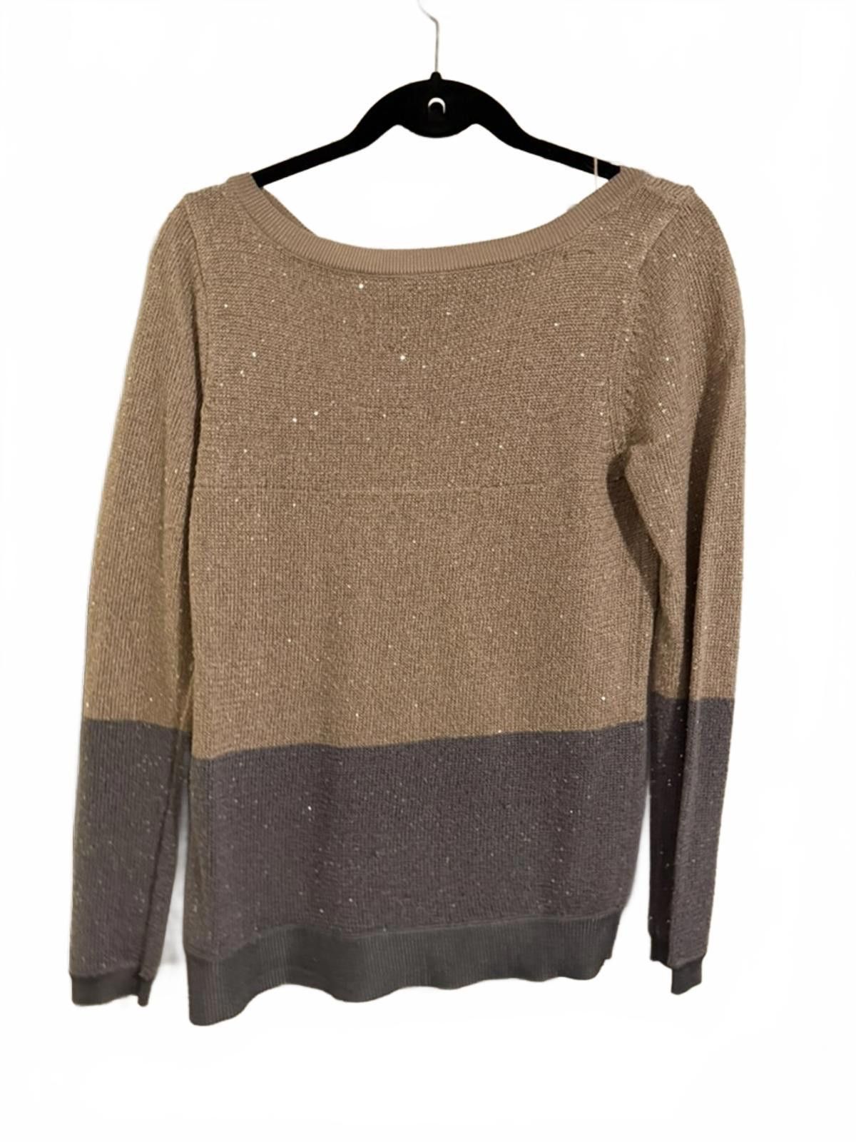 Other White House Black Market Two-Tone Knit Sweater Medium Size M / US 6-8 / IT 42-44 - 4 Thumbnail