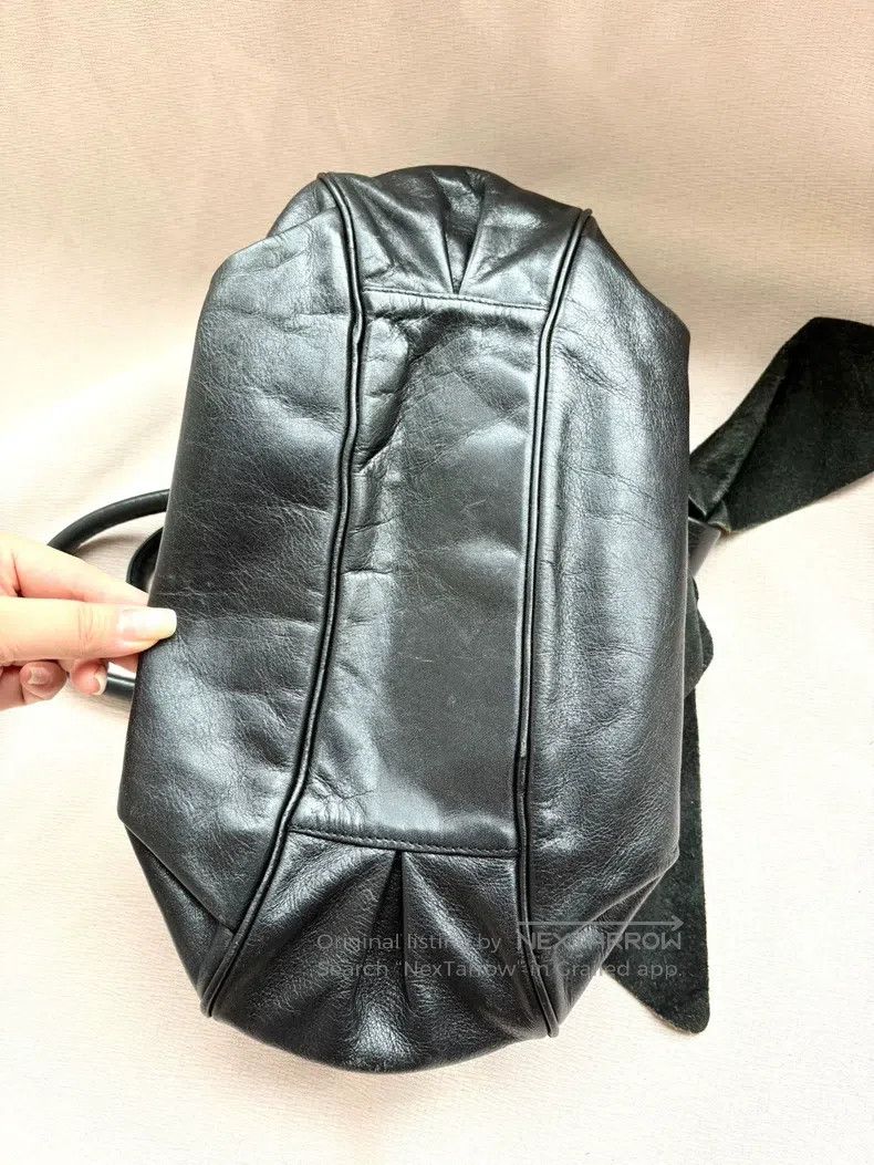 Vivienne Westwood Vivienne Westwood size os Vintage black bow waxed leather w Size ONE SIZE - 4 Thumbnail