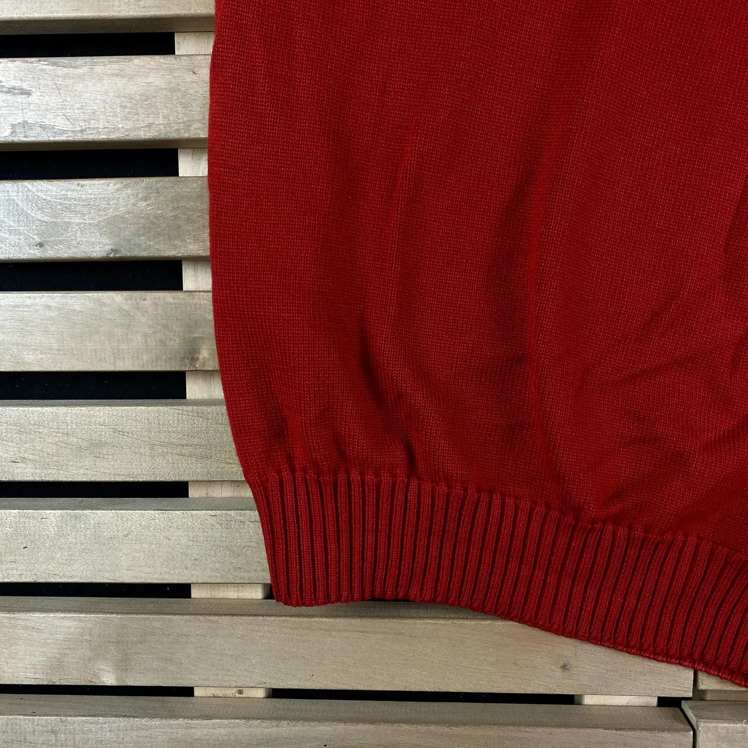 Paul & Shark Men’s Wool Vest Sweater Paul Shark Vintage Size XL Red Size US XL / EU 56 / 4 - 3 Thumbnail
