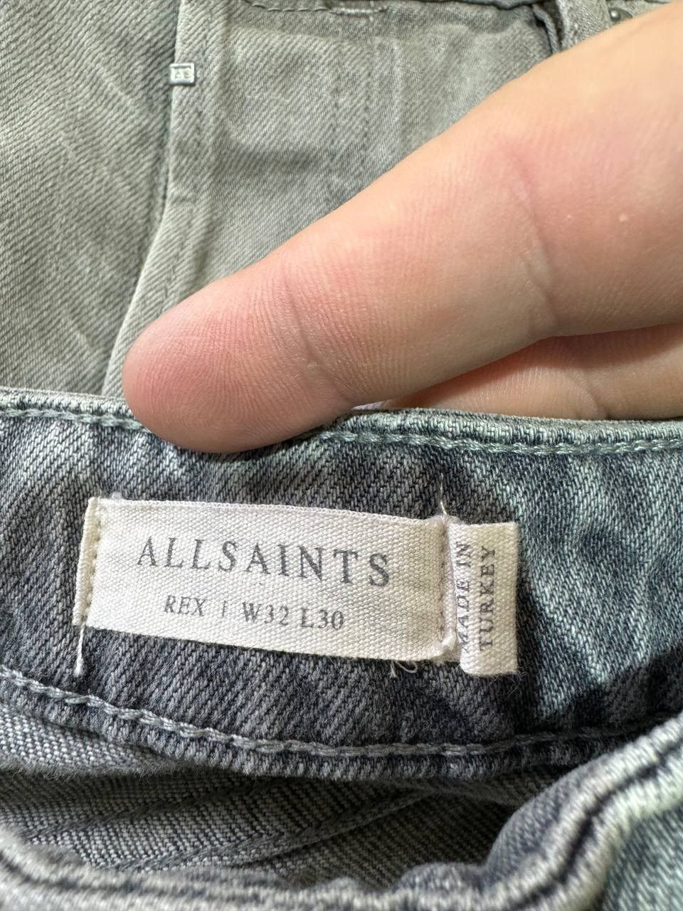 Allsaints Allsaints Rex Distressed Jeans Pants Mens Size US 32 / EU 48 - 14 Thumbnail