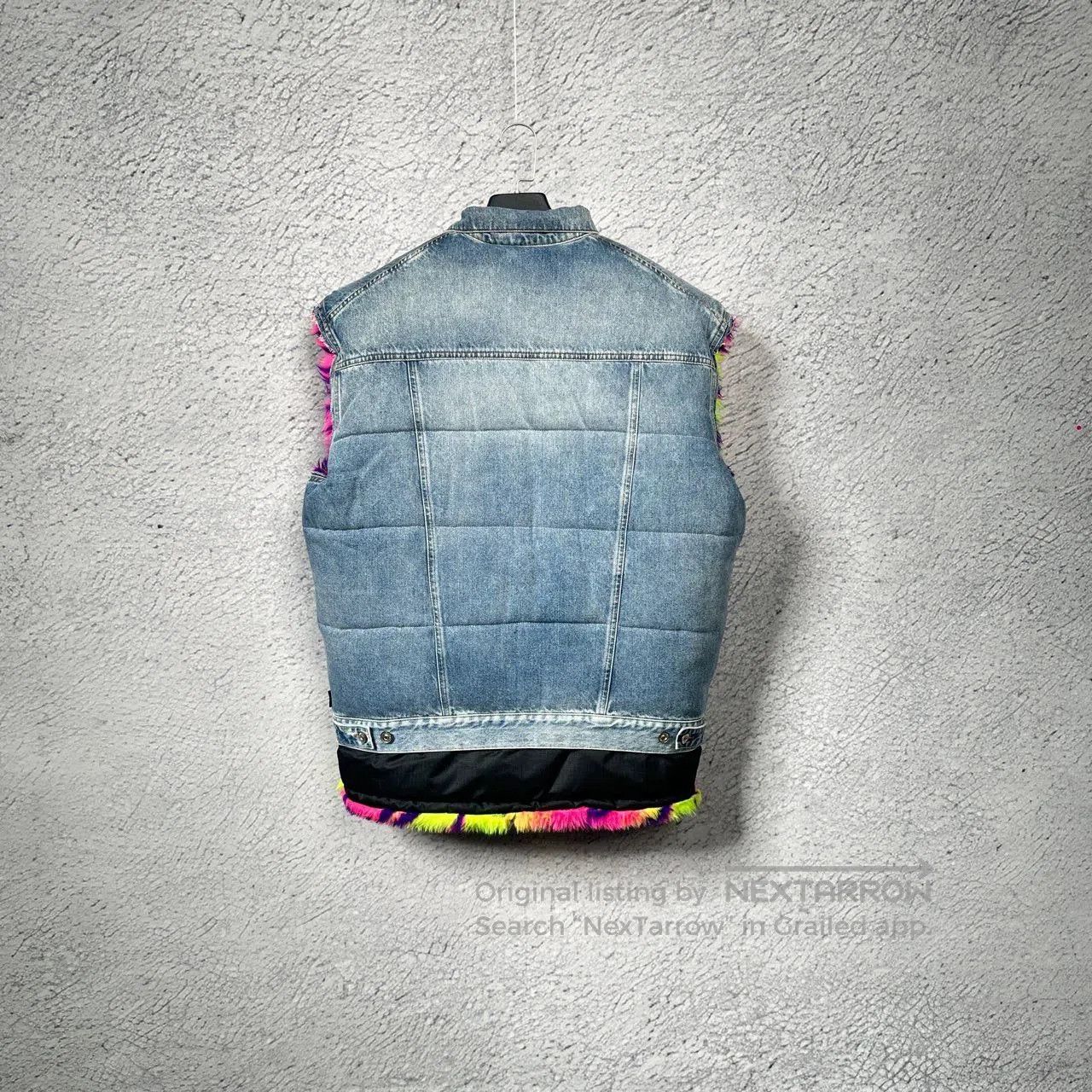 Balenciaga Balenciaga Colorful Patchwork Denim Vest. Size US L / EU 52-54 / 3 - 3 Thumbnail