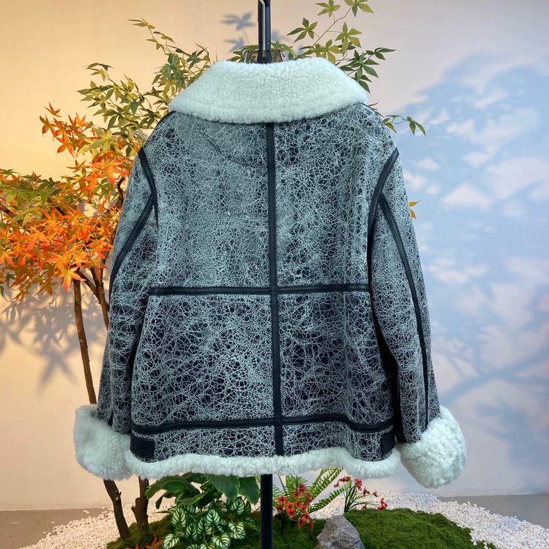 Loewe LOEWE Wool-lined Leather Jacket Size L / US 10 / IT 46 - 2 Thumbnail