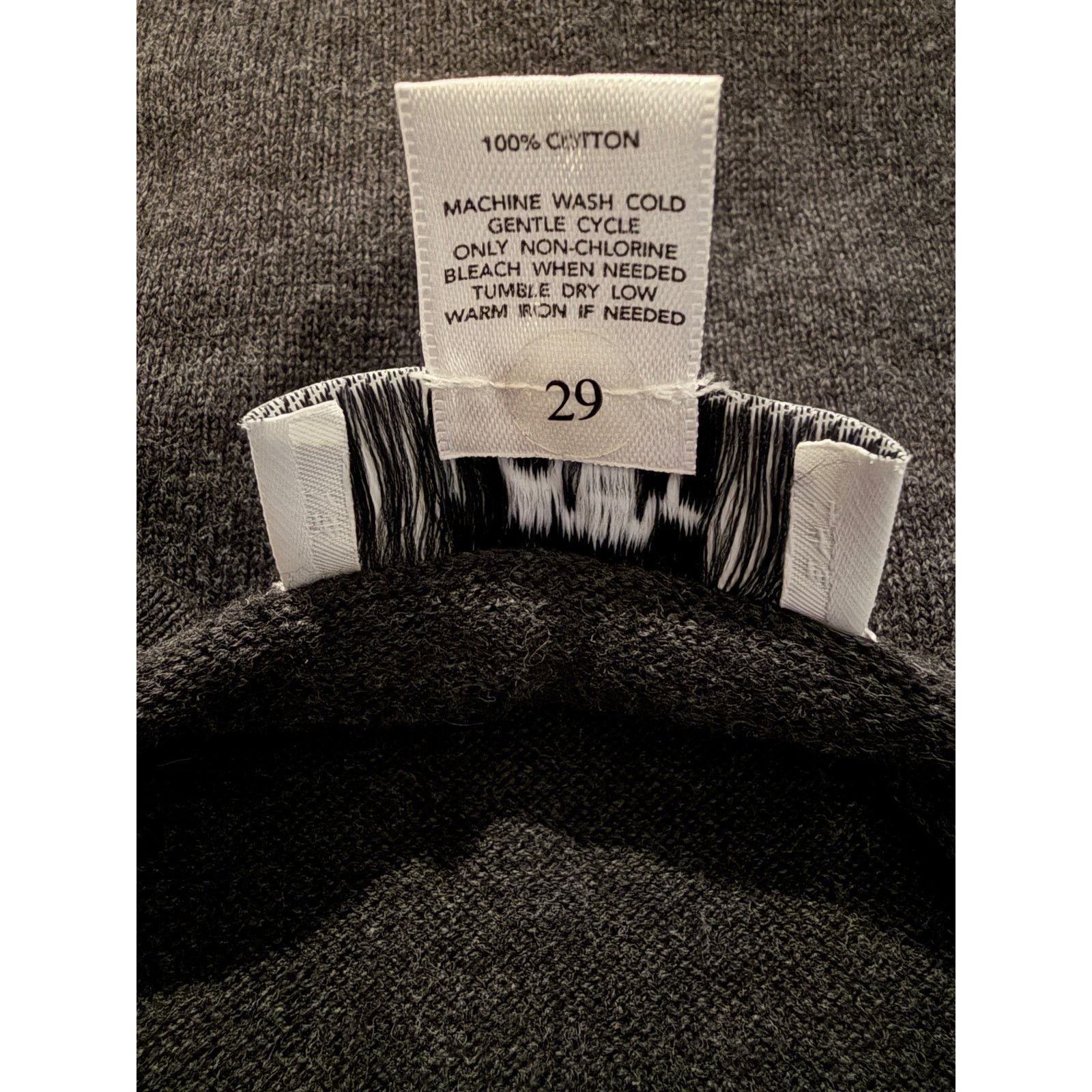 Loft Loft Modern Cardigan in Dark Gray with Argyle Pink, Size M Size M / US 6-8 / IT 42-44 - 6 Thumbnail