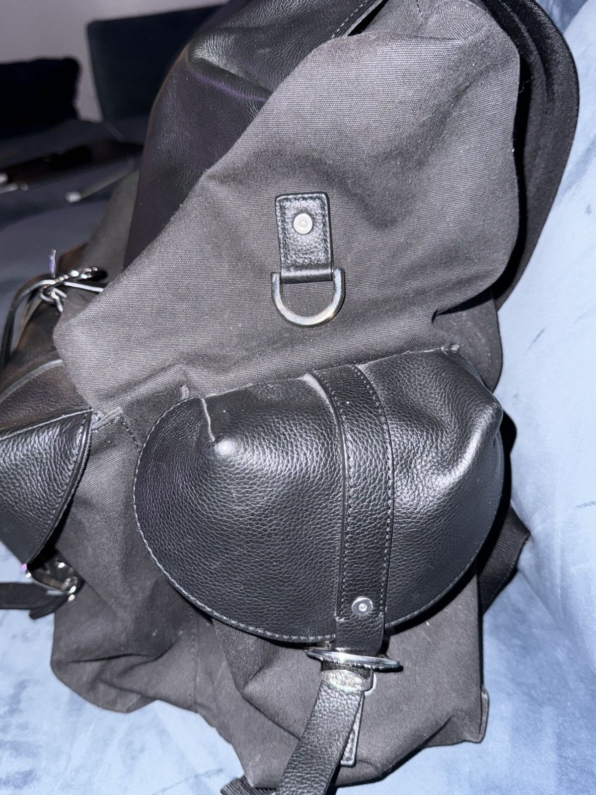 Dsquared2 Amazing Western Leather Travel Bag Backpack Size ONE SIZE - 3 Thumbnail