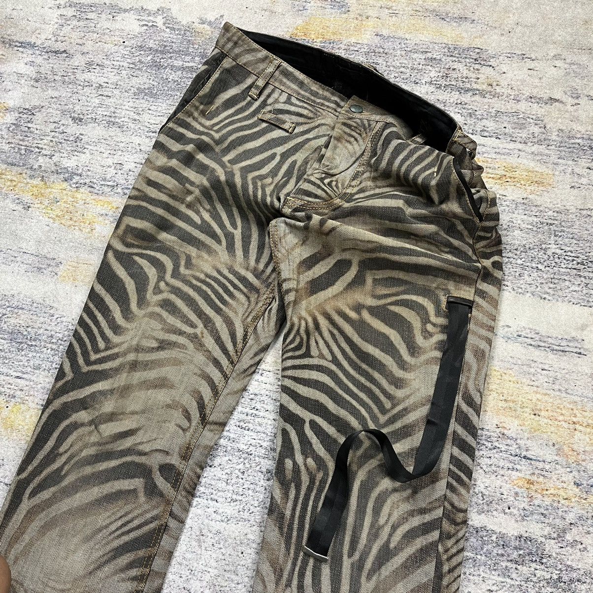 Hysteric Glamour × Tom Rebl Tom Rebl Zebra print denim pants Size US 33 - 7 Thumbnail