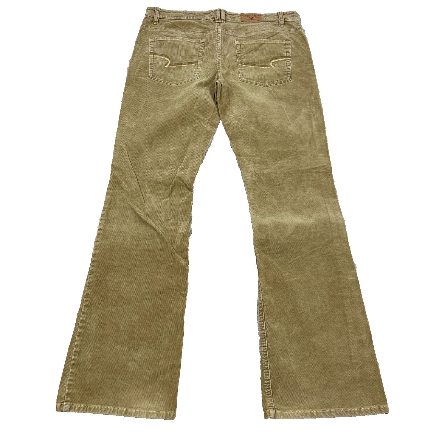 American Eagle Outfitters VINTAGE American Eagle Jeans Women 8 Bootcut Corduroy Brown 00s Modern Classic Hipster Mens Womens Size 30" / US 8 / IT 44 - 2 Thumbnail