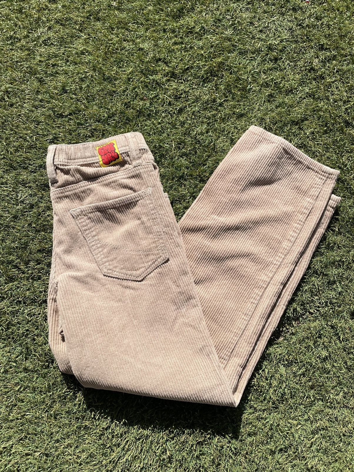 Empyre Empyre Corduroy Pants Teen 28 Beige Relaxed Fit Preowned Size US 28 / EU 44 - 7 Thumbnail