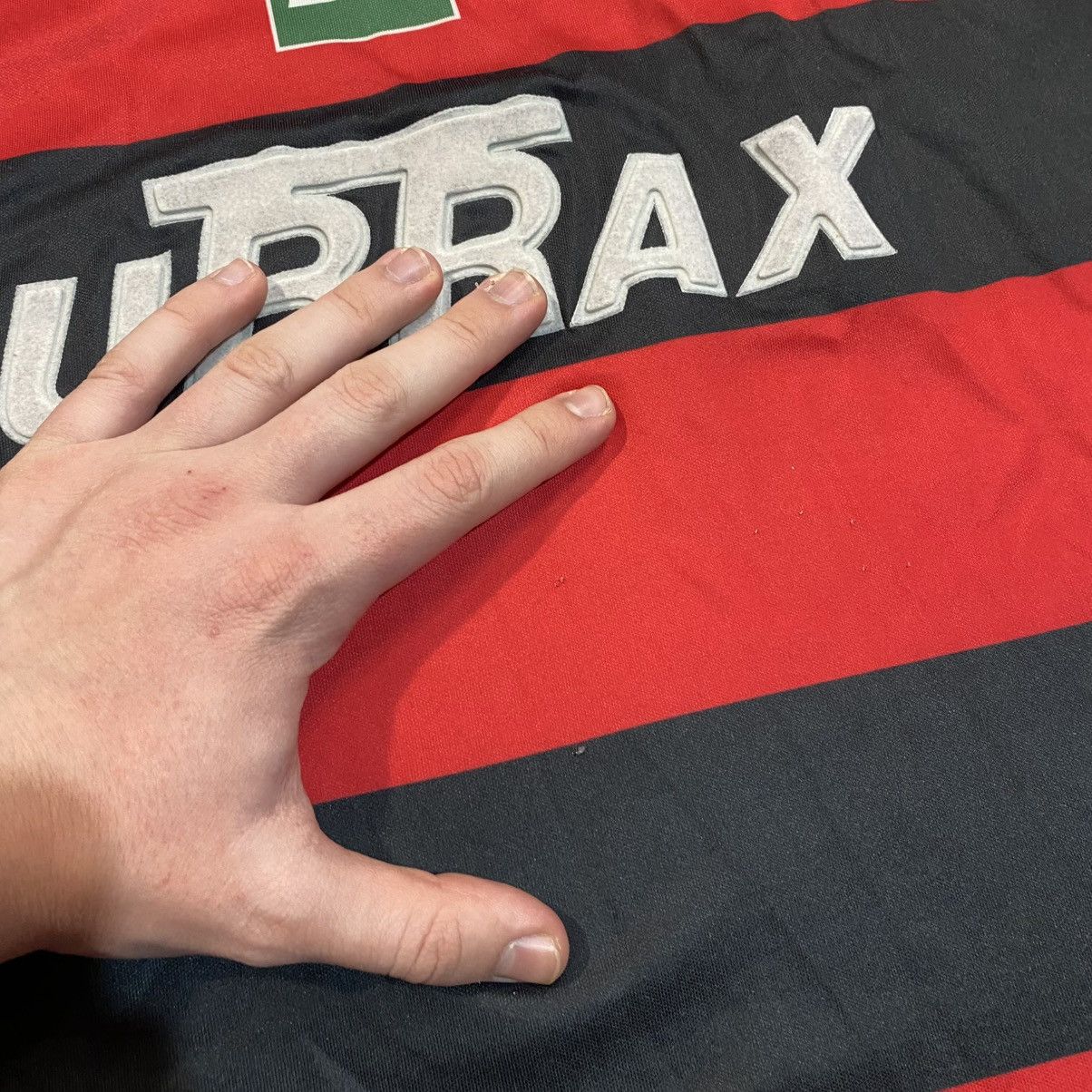 Nike PETROBRAS ! VINTAGE NIKE FLAMENGO TEE SOCCER JERSEY 90s Size US L / EU 52-54 / 3 - 8 Thumbnail
