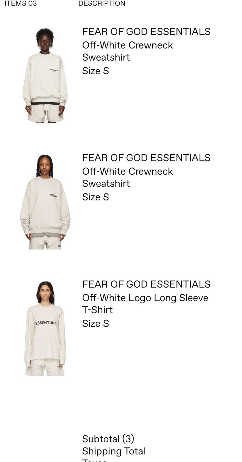 FOG × Fear of God × Pacsun FEAR OF GOD ESSENTIALS Applique Logo Long Sleeve T-Shirt Size US S / EU 44-46 / 1 - 10 Thumbnail