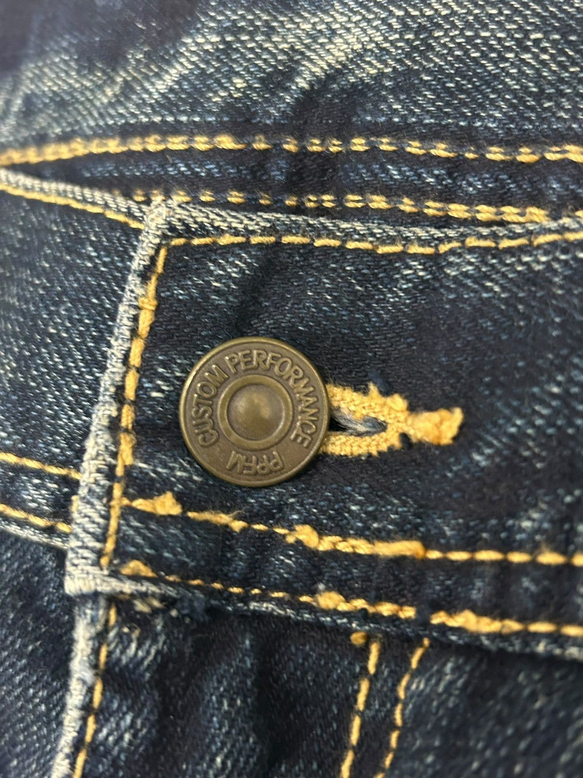 PPFM Vintage PPFM Jeans Unique Pocket Style Straight Leg Size US 30 / EU 46 - 13 Thumbnail