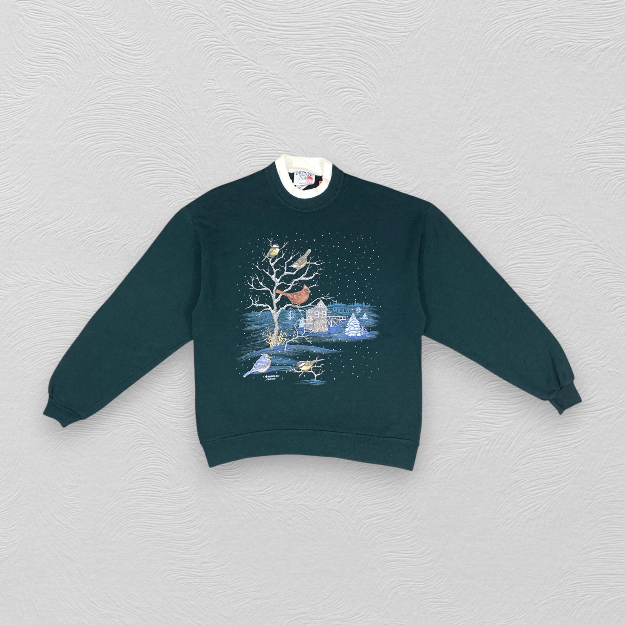Vintage Vintage Morning Sun Crewneck Sweatshirt -SW202 Size US M / EU 48-50 / 2 - 1 Thumbnail