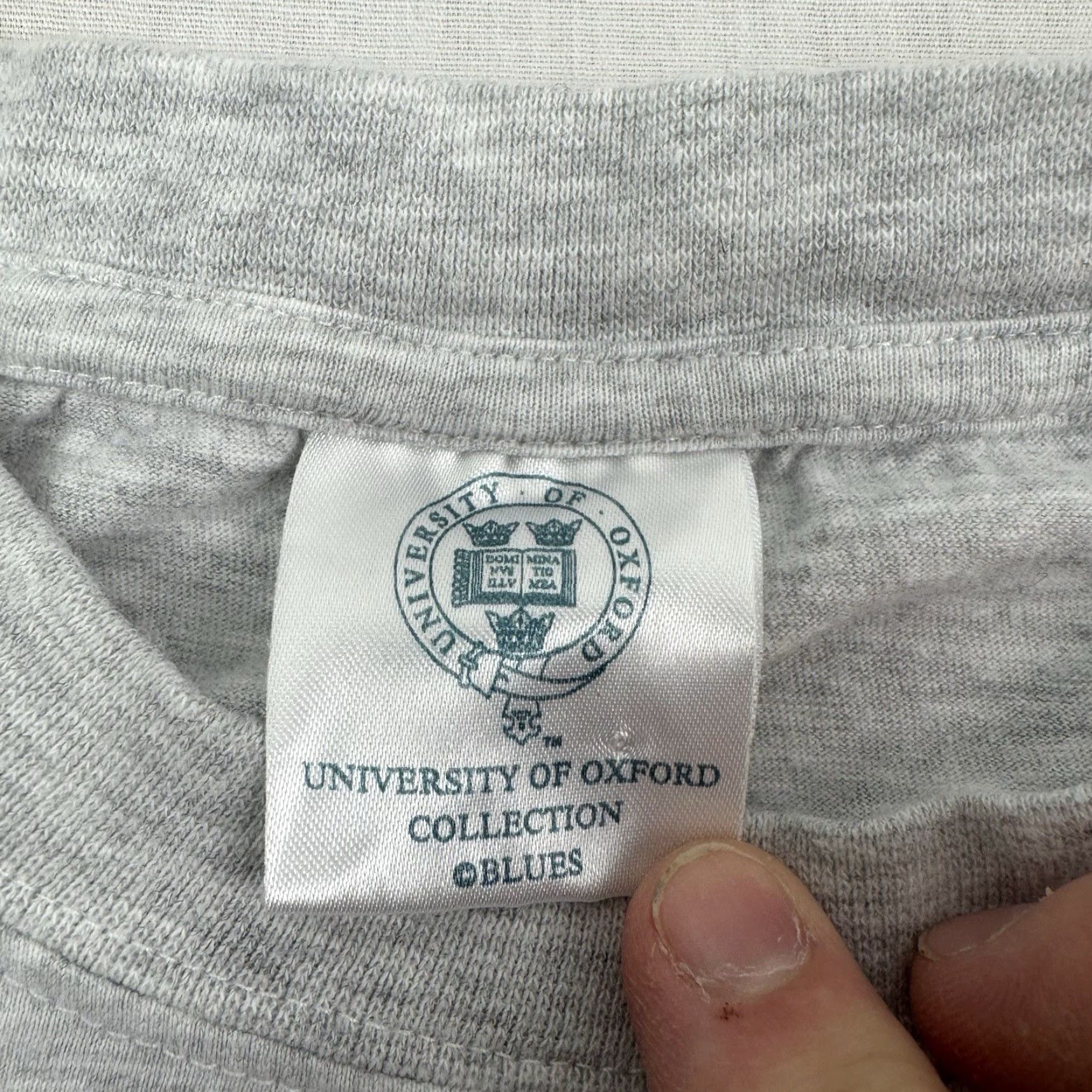 Logo 7 Oxford Shirt Adult Medium Gray Graphic Print Logo College University Mens Size US M / EU 48-50 / 2 - 3 Thumbnail