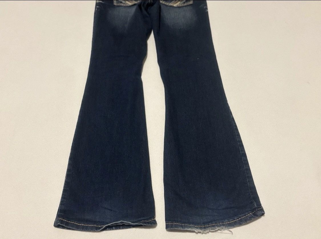 Other Ariya Women's Dark Blue Flared Jeans Size 30" / US 8 / IT 44 - 6 Thumbnail