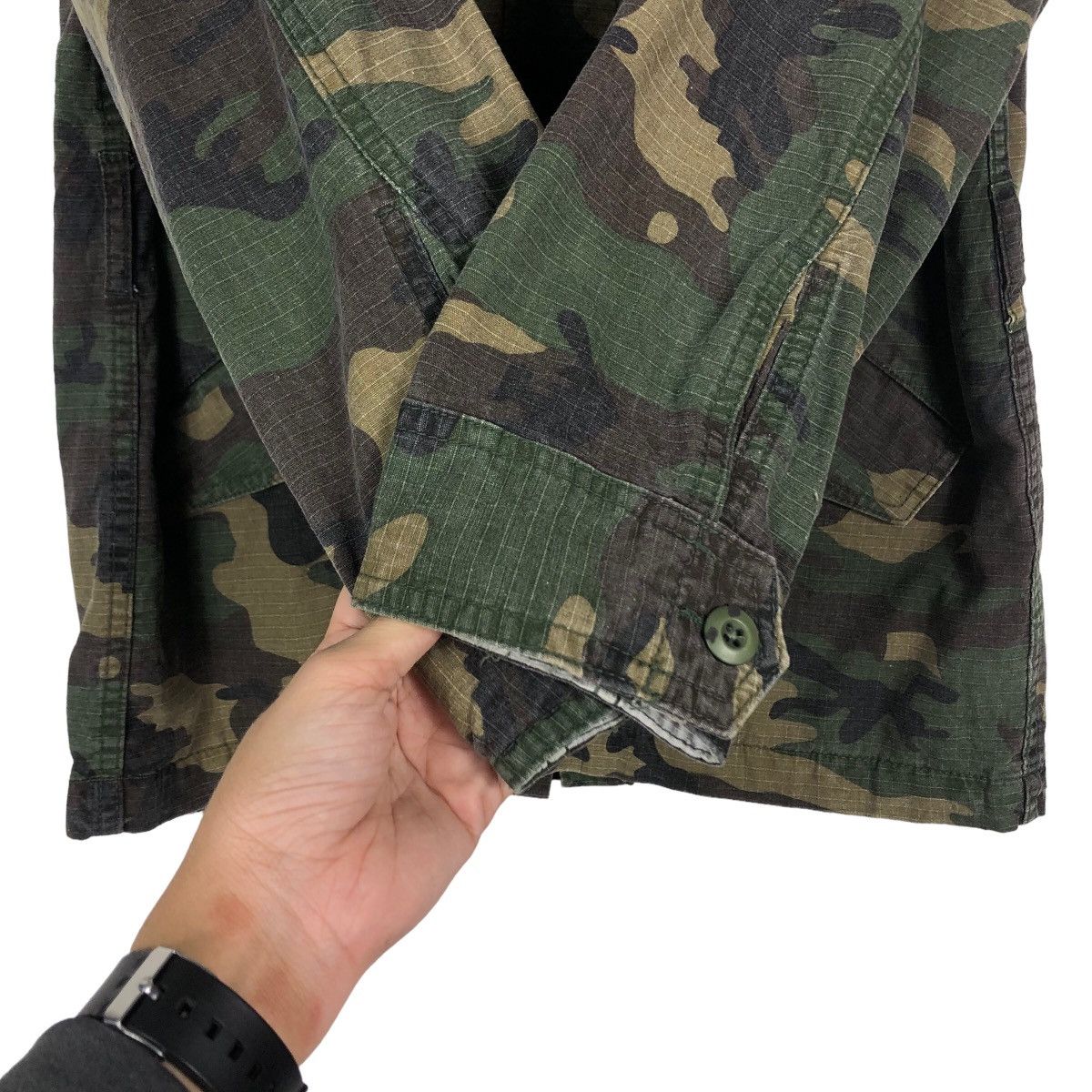 Hysteric Glamour 🔥Vintage Camo Button Jacket Ungrid Japan Made Size US M / EU 48-50 / 2 - 15 Thumbnail