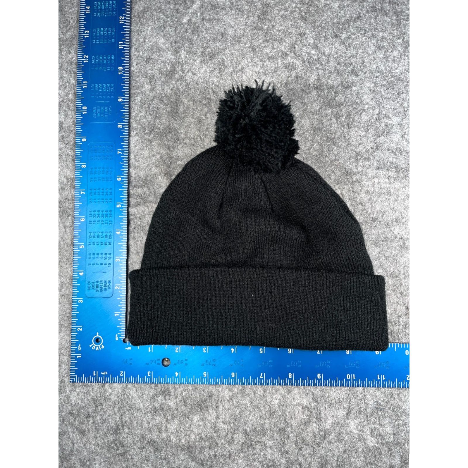 NHL NHL Center Ice Beanie Toque Adult One Size Black Knit 100% Acrylic Pom Cable Hat Mens Beanie Black Size ONE SIZE - 5 Thumbnail