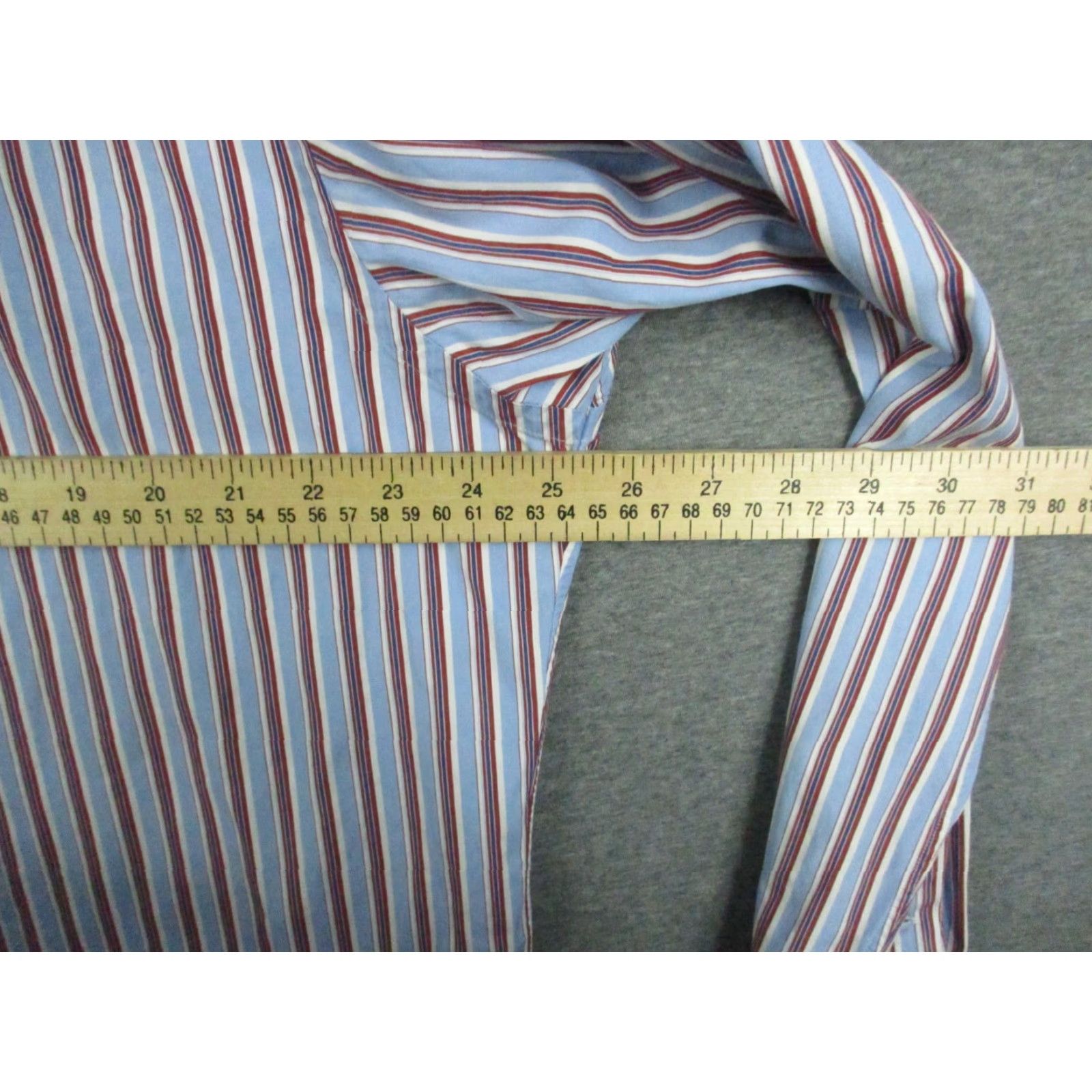 Ralph Lauren VINTAGE Ralph Lauren Shirt XL Men Custom Fit Multi Stripe Long Sleeve Pony Logo Size US XL / EU 56 / 4 - 7 Thumbnail