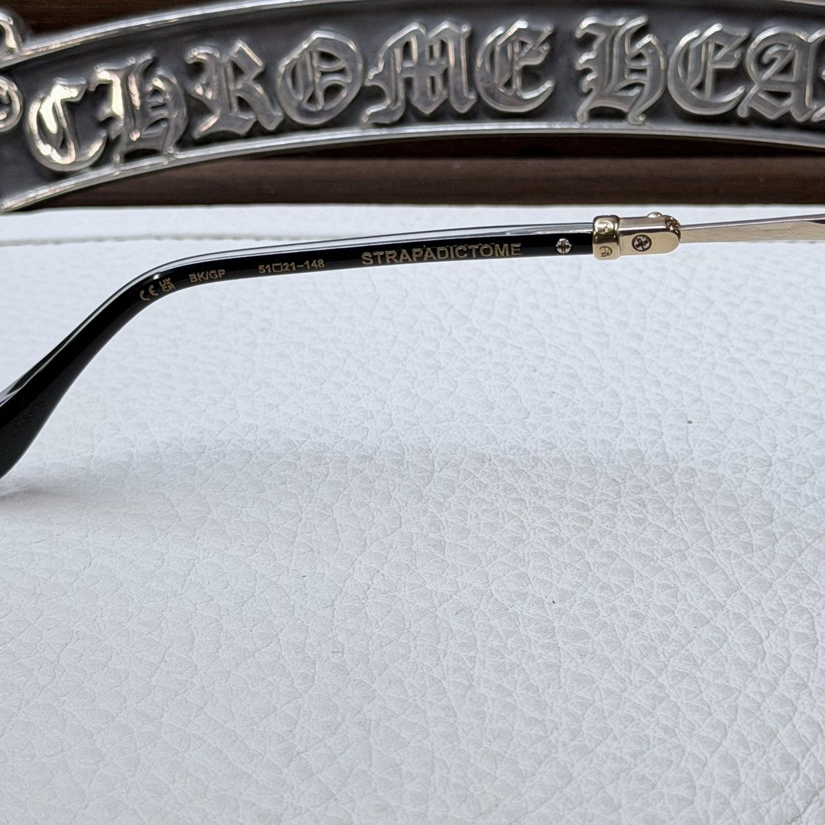 Chrome Hearts Chrome Hearts Strapadictome ‘Ocean’s Depth’ Sunglasses Size ONE SIZE - 6 Thumbnail