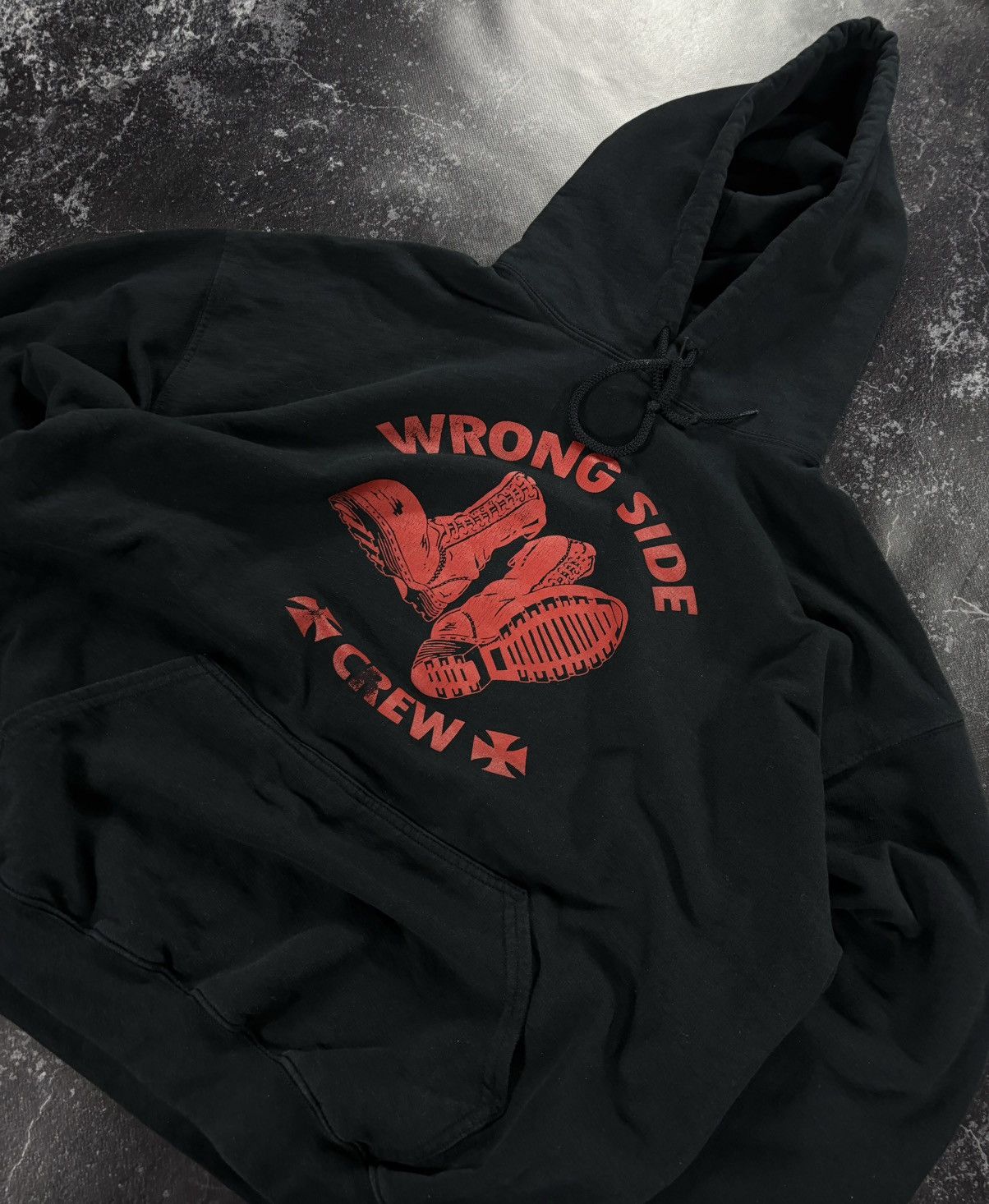 Vintage Wrong side Crew hoodie Size US XL / EU 56 / 4 - 3 Thumbnail