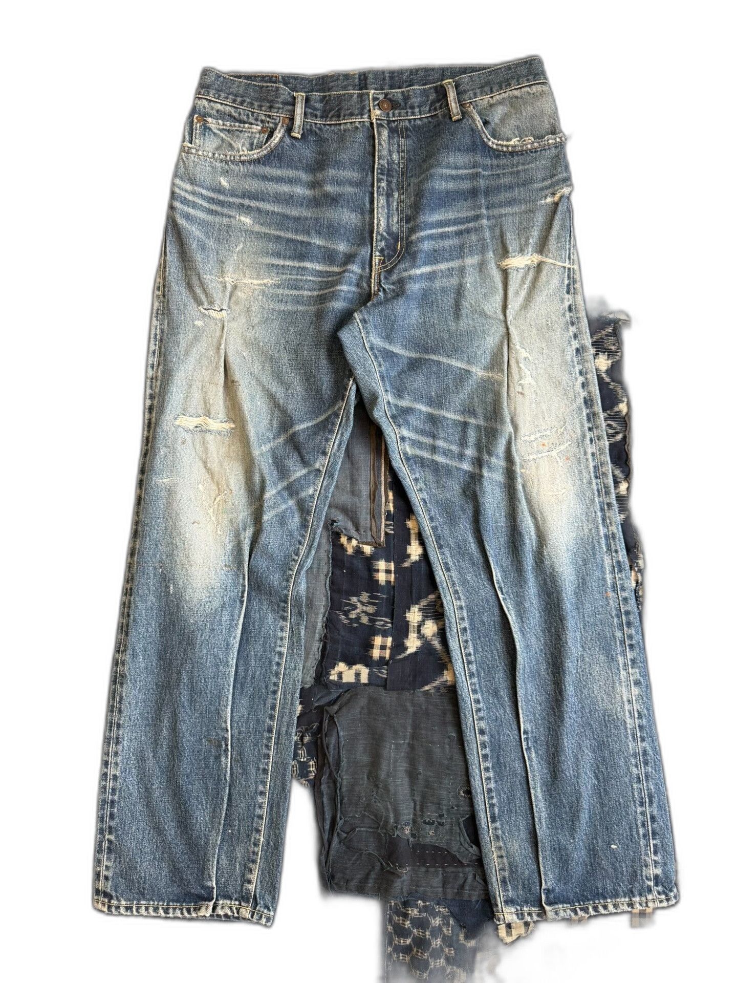 Visvim VISVIM 22SS Journeyman Pants Tacked DMGD-27 Size US 26 / EU 42 - 1 Thumbnail