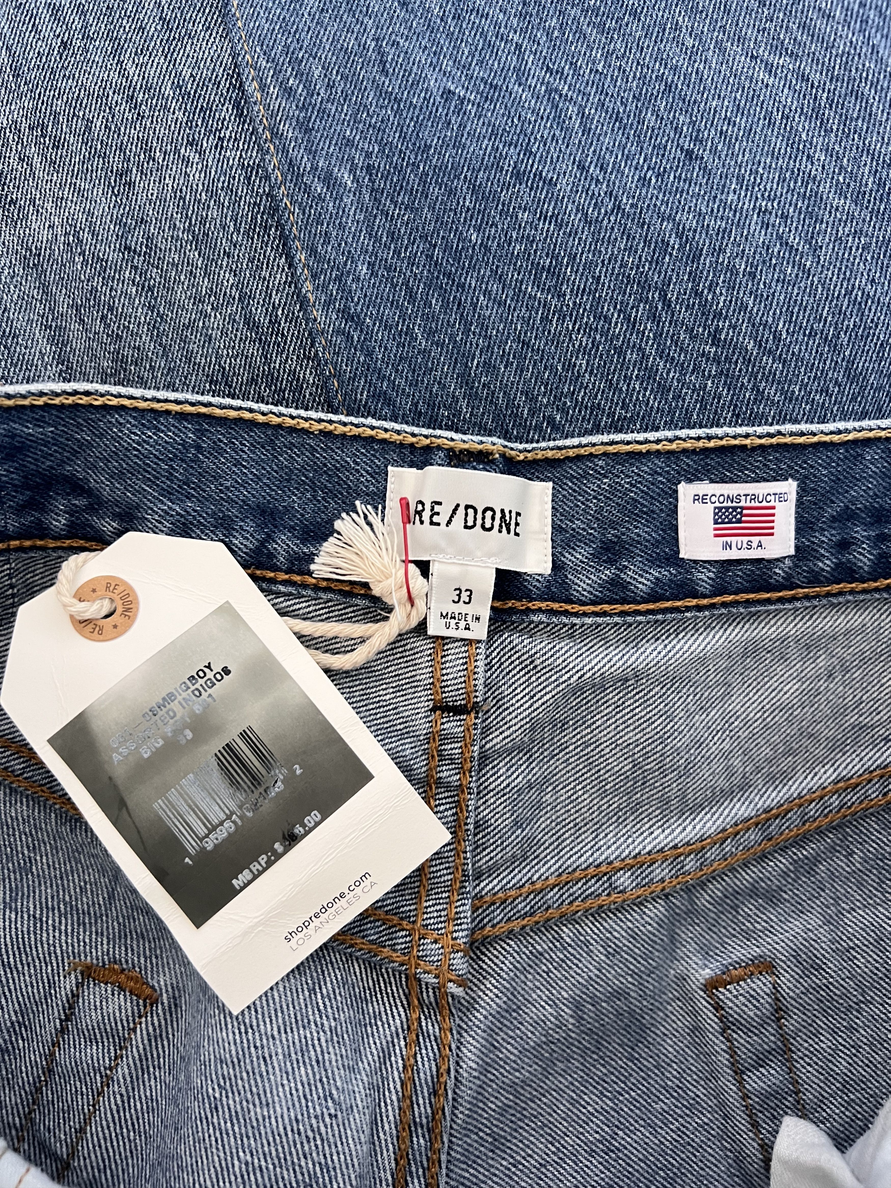 RE/DONE RE/DONE Levi's Big Boy 501 Jeans in Indigo Size US 33 - 10 Thumbnail