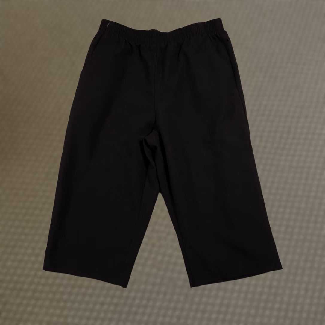Vintage Briggs New York Crop Pants Womens 10P Straight Leg Elastic Waist Pockets Black Size 32" / US 10 / IT 46 - 1 Thumbnail