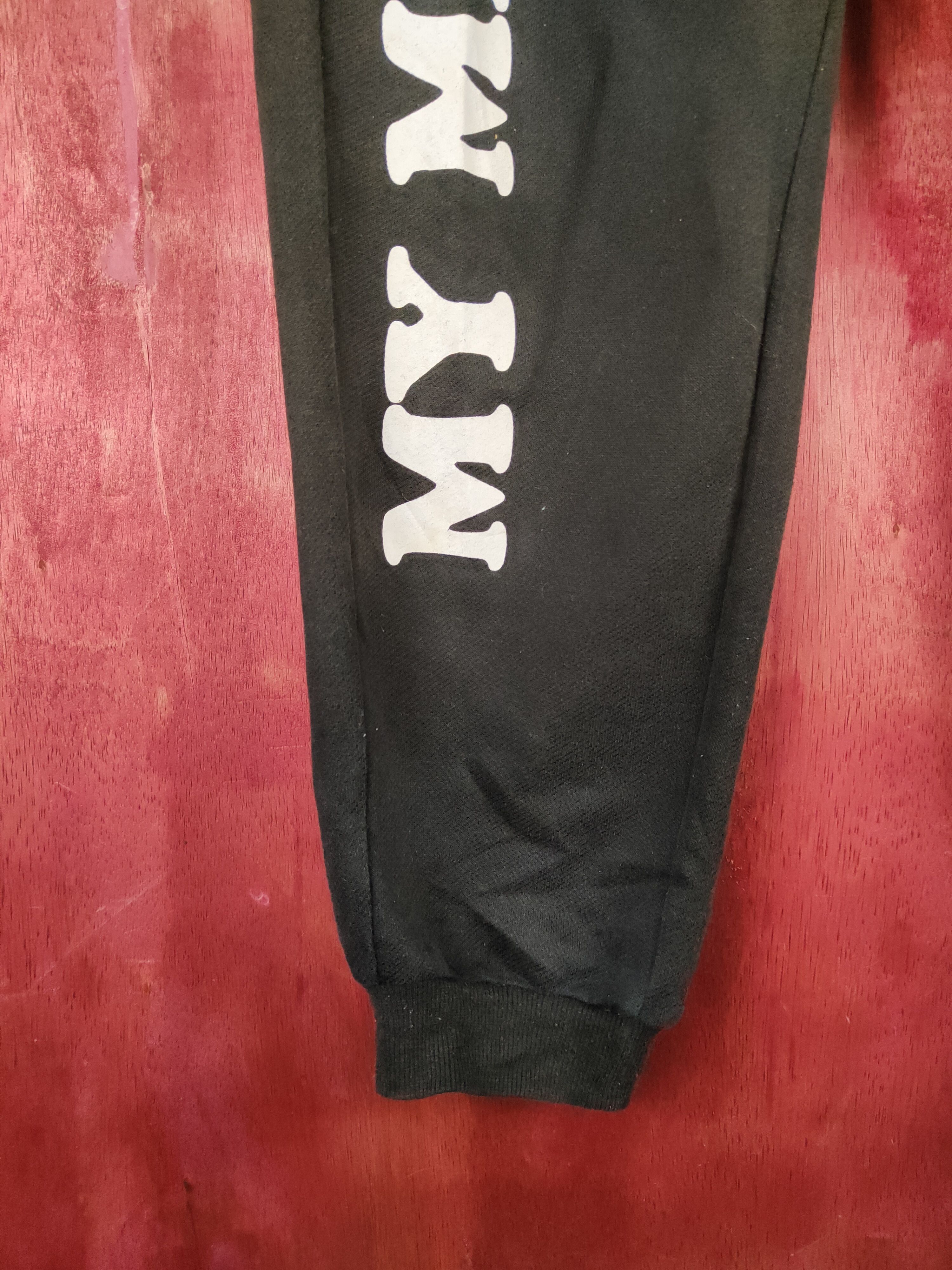 Cartoon Network × One Piece × Vintage My Melody Black Sweatpants #S2229 Size 25" / US 0 / IT 36 - 4 Thumbnail