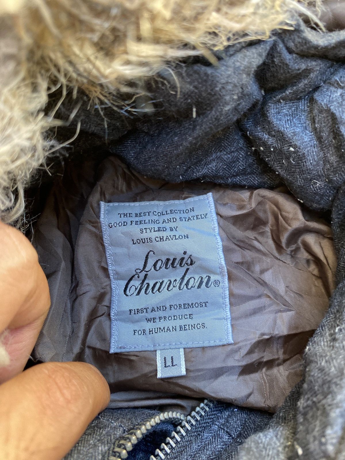 If Six Was Nine × Japanese Brand × Le Grande Bleu (L.G.B.) Louis Chavlon Bondage Fur Jacket Gothic Punk Size US L / EU 52-54 / 3 - 6 Thumbnail