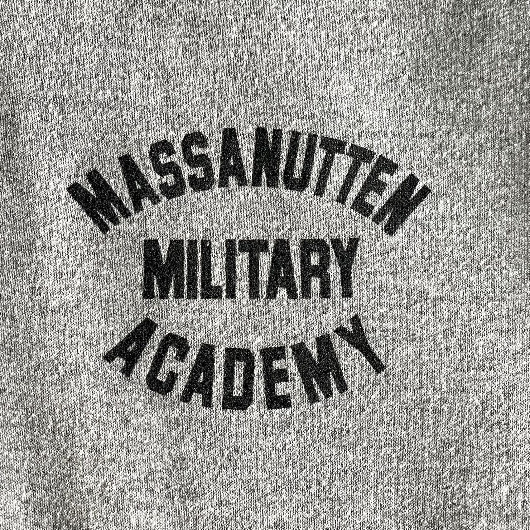 Gildan VINTAGE Massanutten Military Academy Sweatshirt Mens XL Gray Crewneck Gildan Size US XL / EU 56 / 4 - 2 Thumbnail