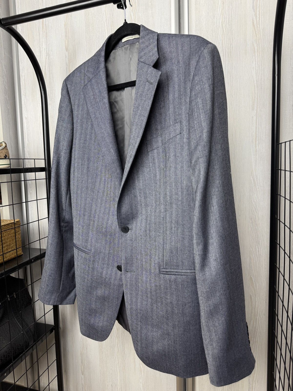 Chester Barrie Chester by Chester Barrie Saville Row herringbone blazer Size 40L - 5 Thumbnail