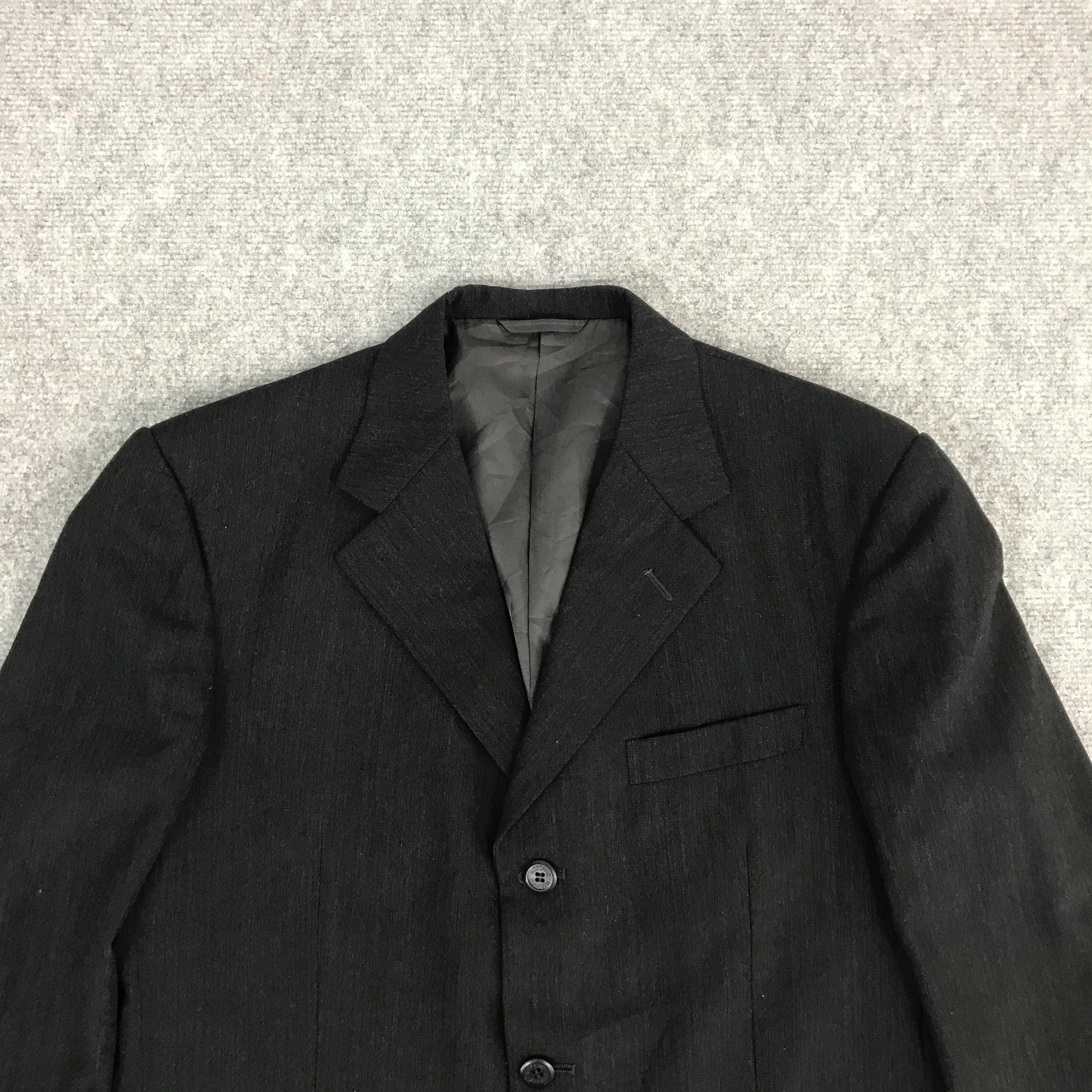 Moschino MOSCHINO BLAZER BLACK COAT JACKET Size US L / EU 52-54 / 3 - 3 Thumbnail