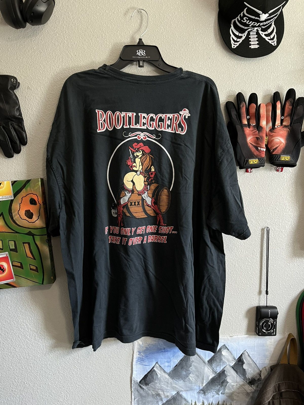 Vintage Bootleggers Distillery XXXL Graphic Moonshine Bar Vintage Size US XXL / EU 58 / 5 - 1 Thumbnail