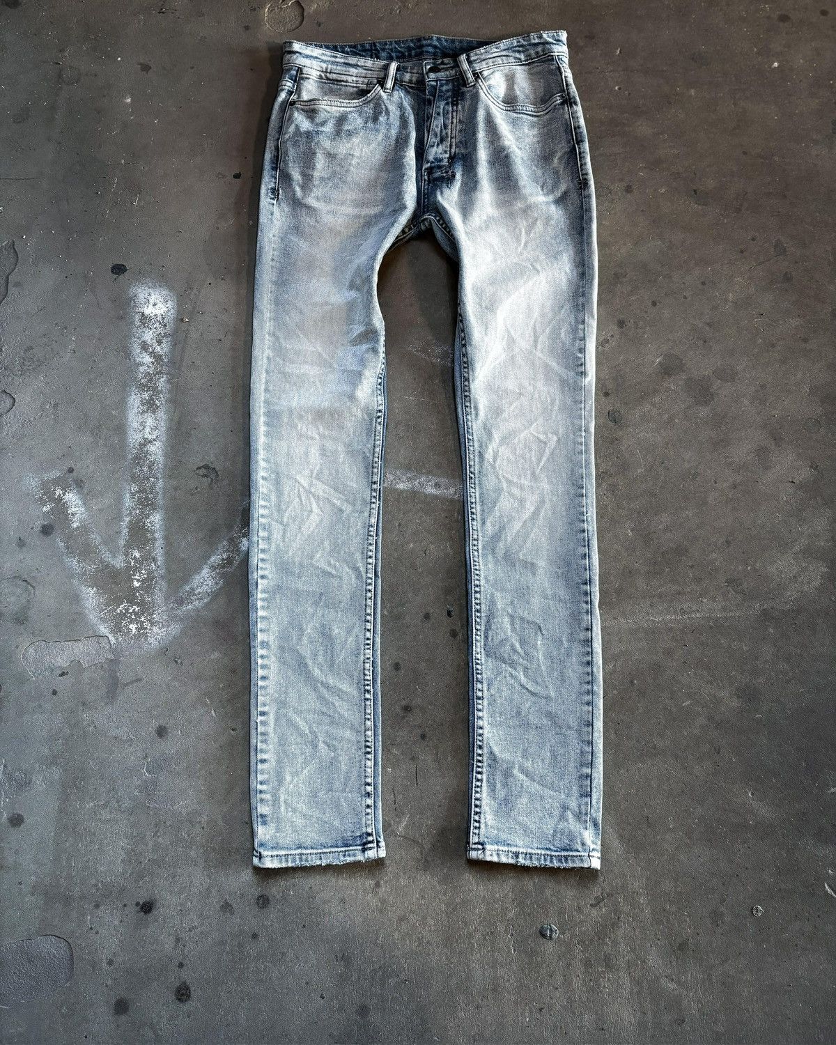 Ksubi LIGHT WASH BLUE VAN WINKLE DENIM Size US 32 / EU 48 - 2 Thumbnail