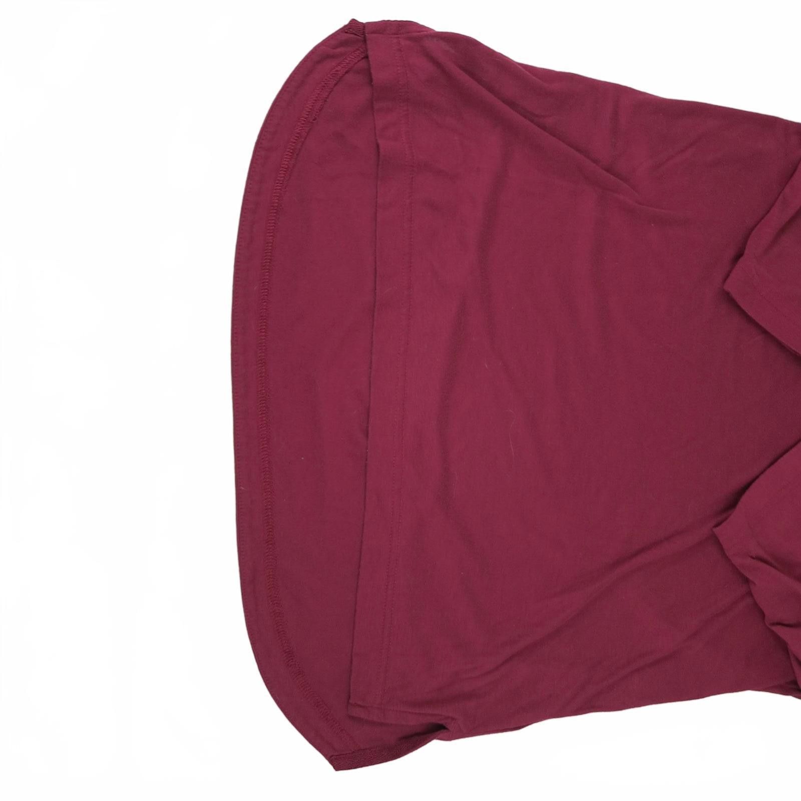 Adidas Women's Medium adidas Burgundy and Gray Tunic Shirt Size M / US 6-8 / IT 42-44 - 4 Thumbnail