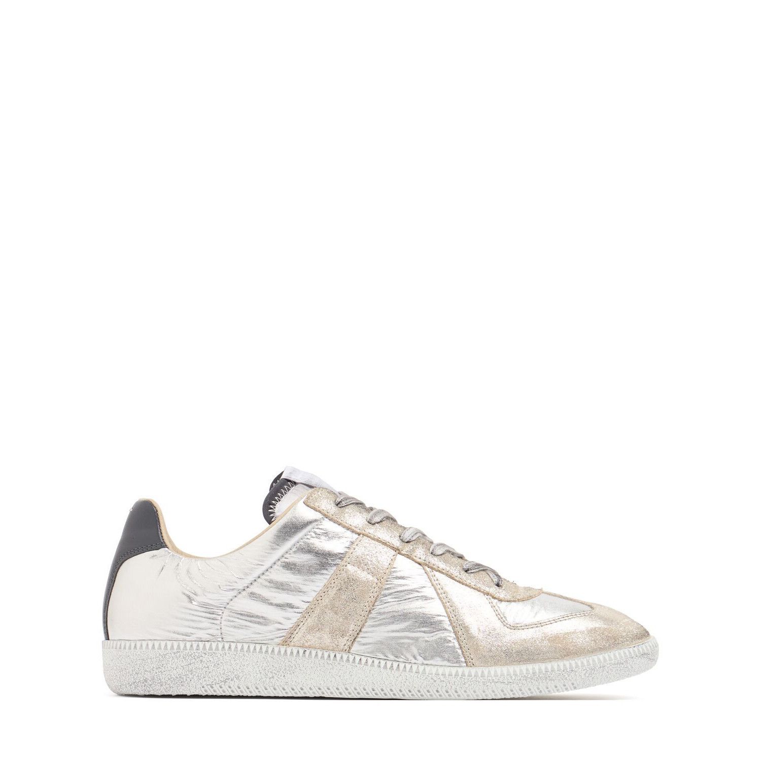 MAISON MARGIELA Men's Silver Sneakers New (Men's size:8;)