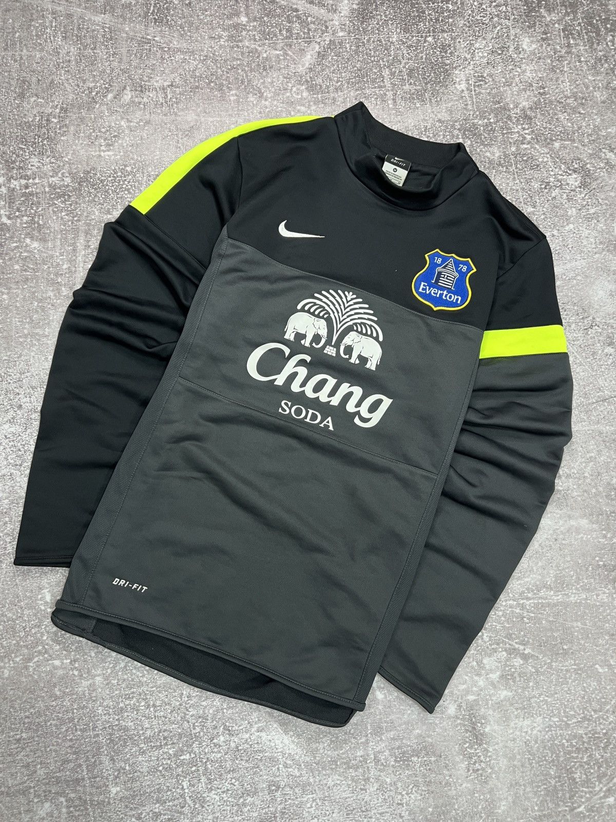 Nike EVERTON CHANG 2013 VINTAGE NIKE TEAM SOCCER SWEATSHIRT Size US M / EU 48-50 / 2 - 2 Thumbnail