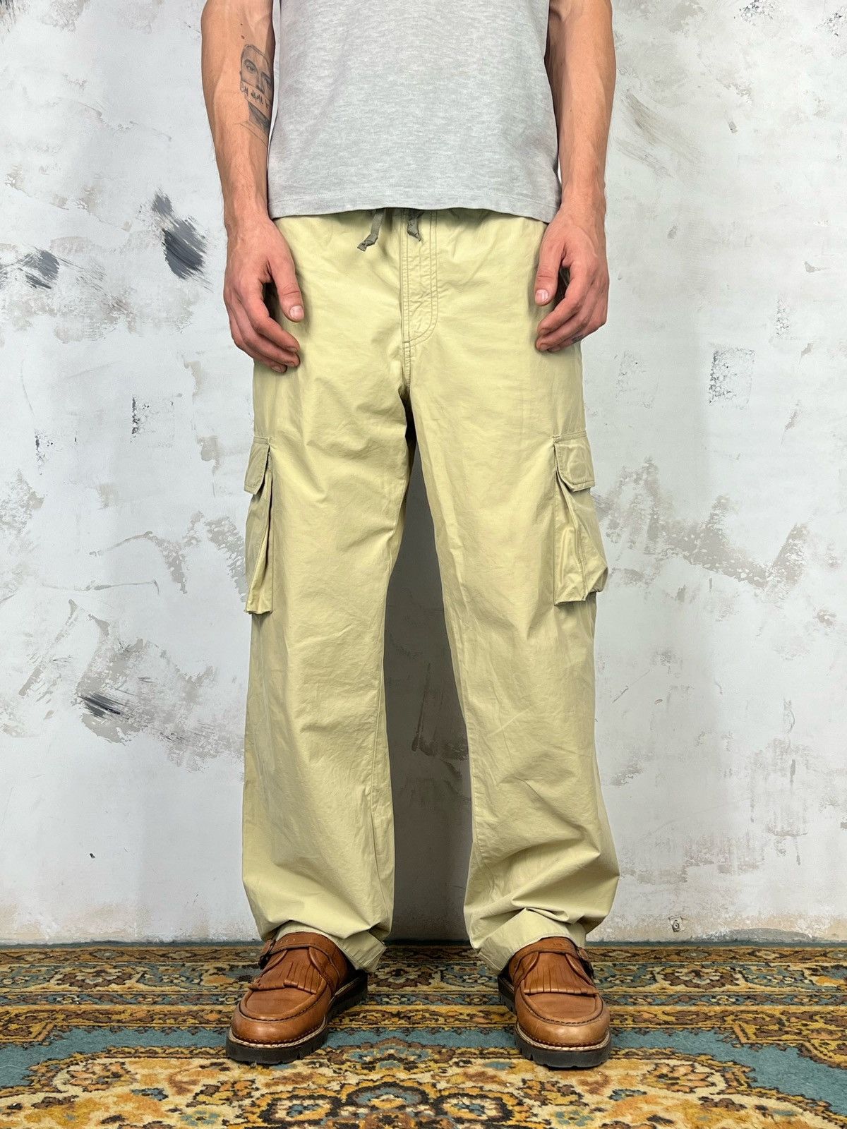 Old Navy Vintage Old Navy Lightweight Cargo Pants Size S – M Size US 30 / EU 46 - 3 Thumbnail
