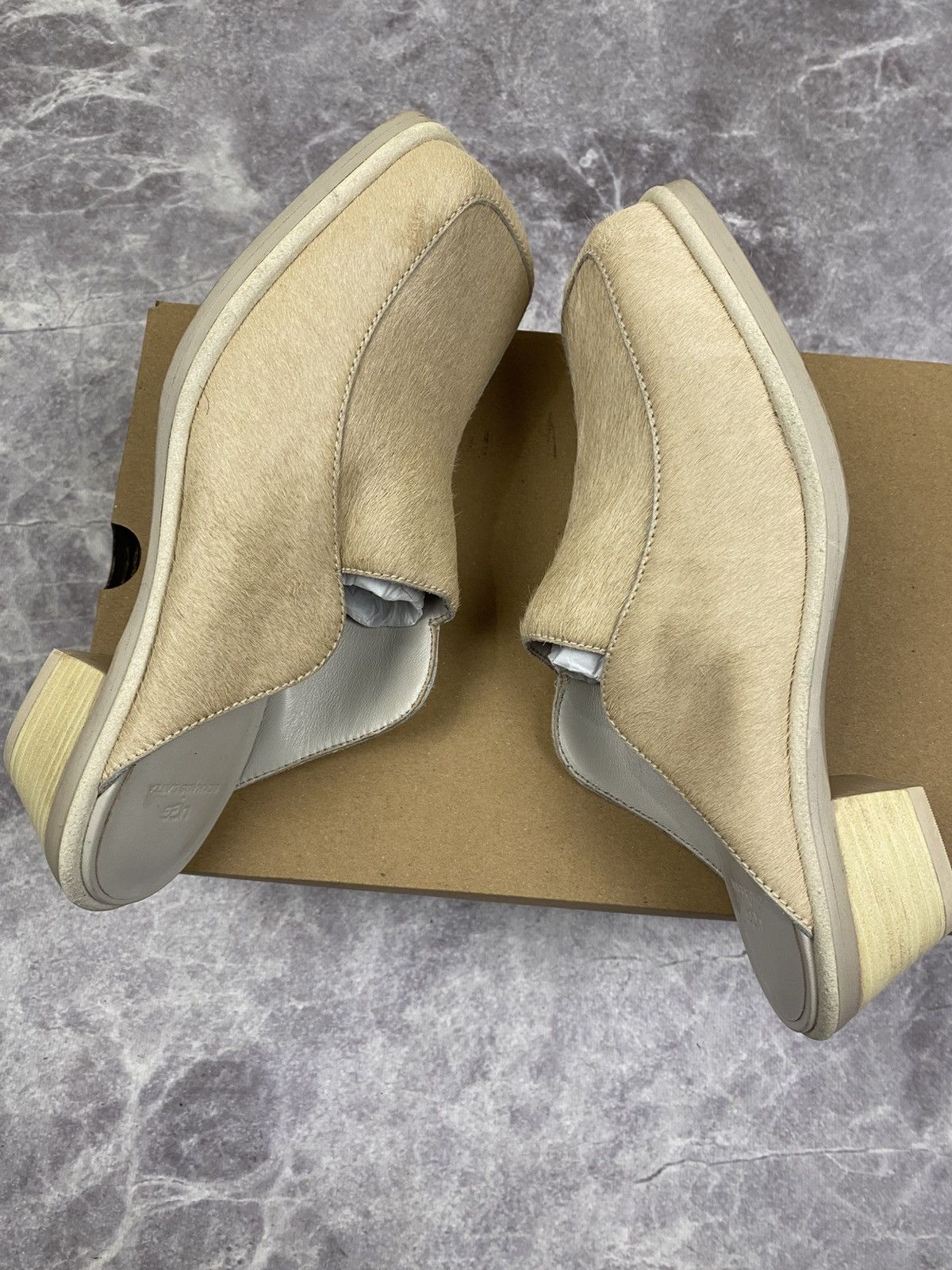 Eckhaus Latta Ugg x Eckhaus Latta Cowboy Block Fur Mules Size: 37 Size US 7 / IT 37 - 6 Thumbnail