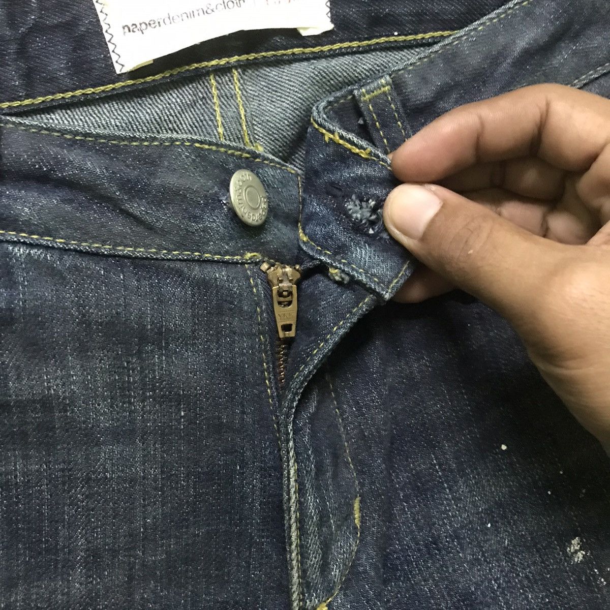 Japanese Brand paperdenim&cloth‼️ bootcut made in usa 13369 paint pants Size 28" / US 6 / IT 42 - 5 Thumbnail