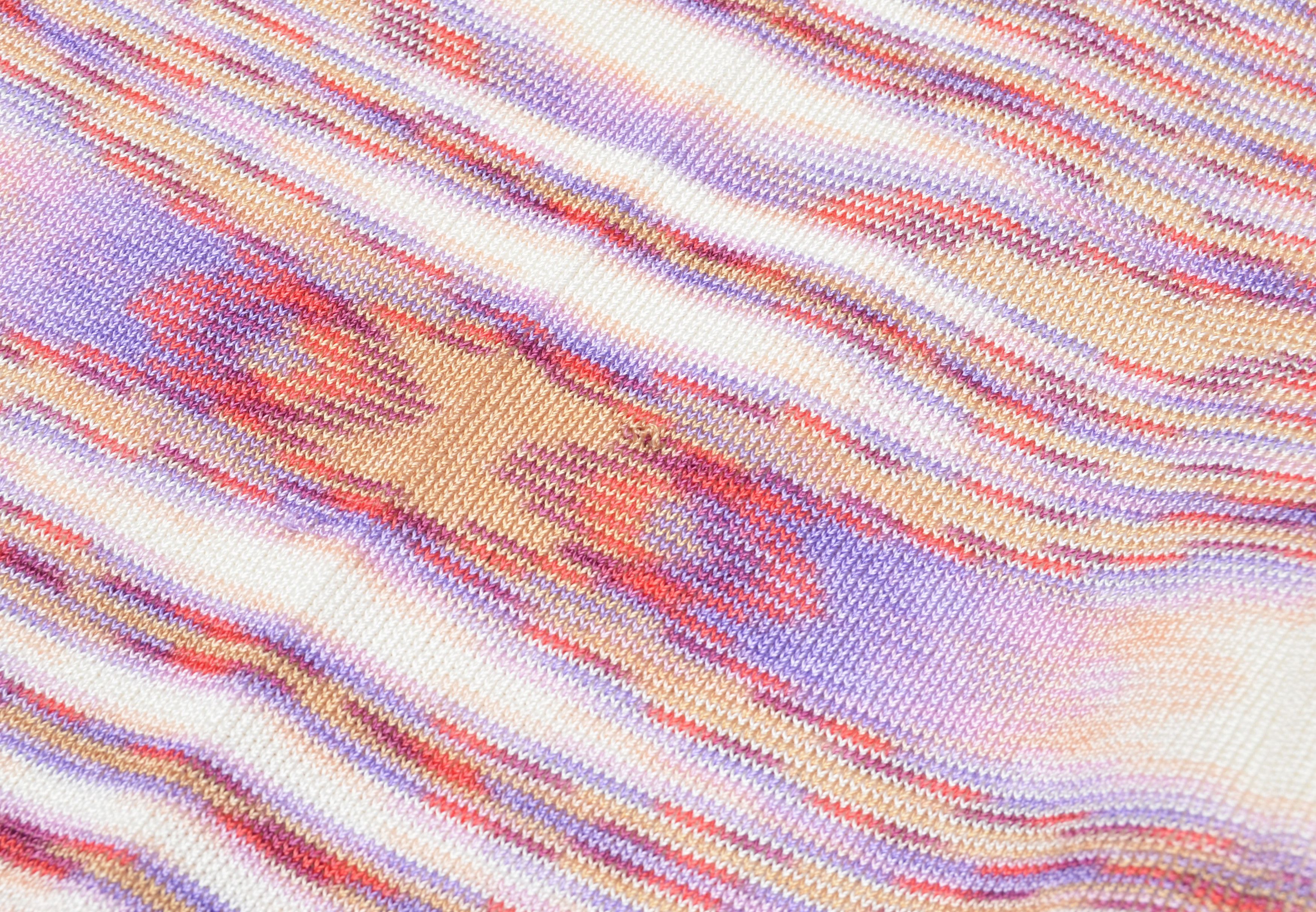Missoni Missoni Milano Flared Psychedelic Wool Blend Knitted Pants Size 25" / US 0 / IT 36 - 6 Thumbnail