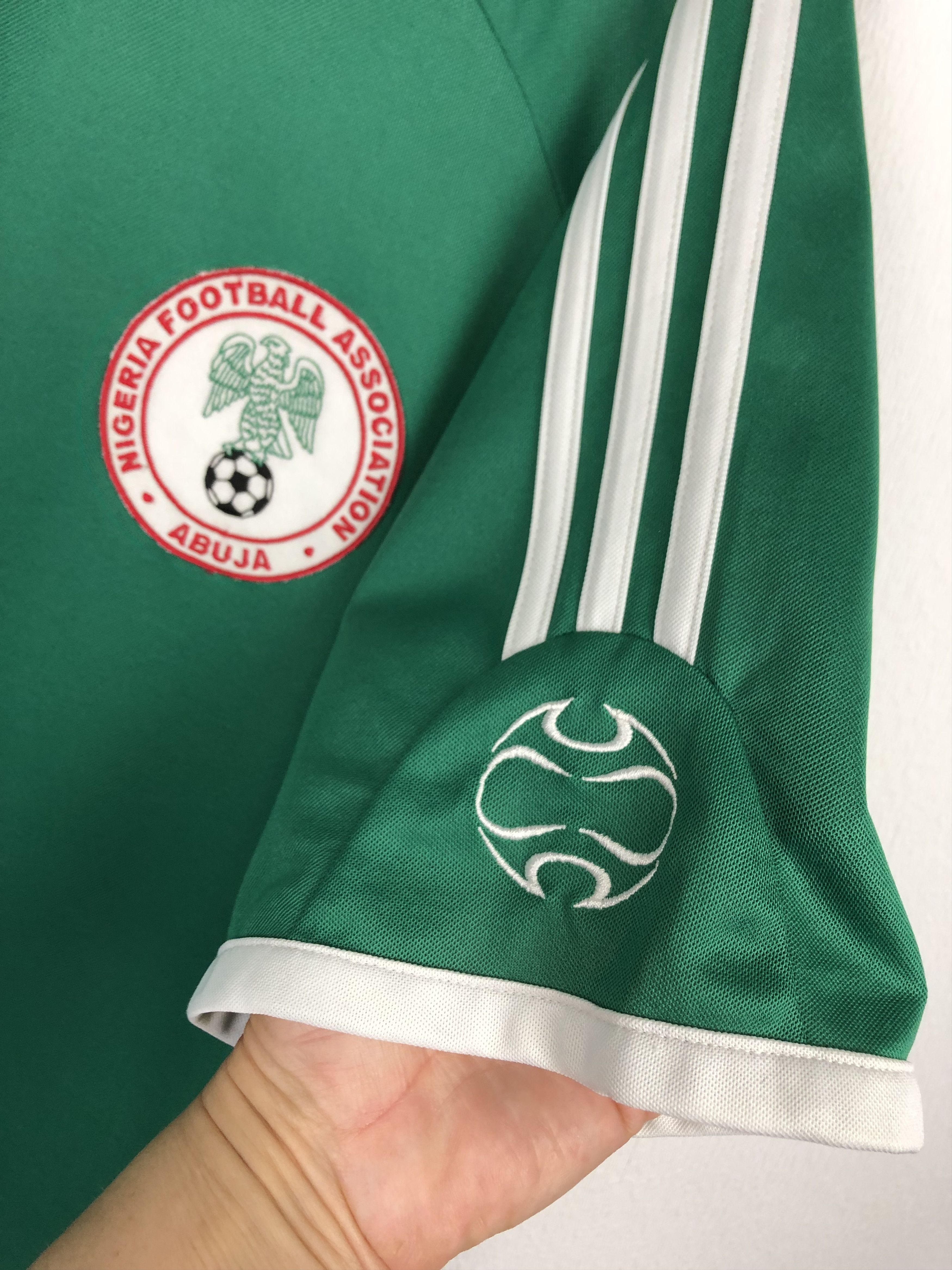 Adidas Vintage Adidas Nigeria Football Shirt Soccer Jersey Tee Hype Size US XXL / EU 58 / 5 - 4 Thumbnail