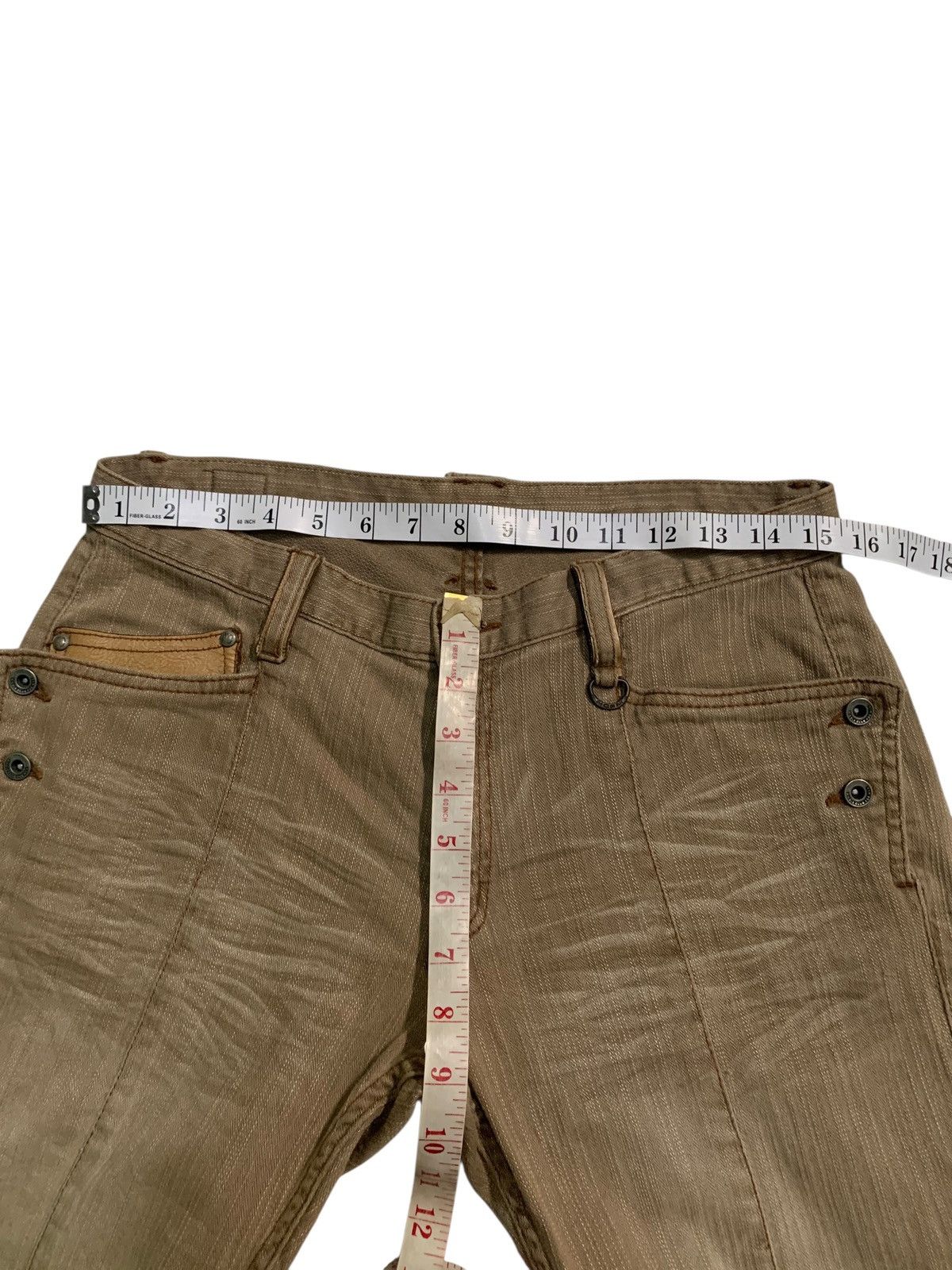 Kapital FLARE NICOLE CLUR FOR MAN RUSTY JAPANESE PUNK DENIM Size US 31 - 15 Thumbnail